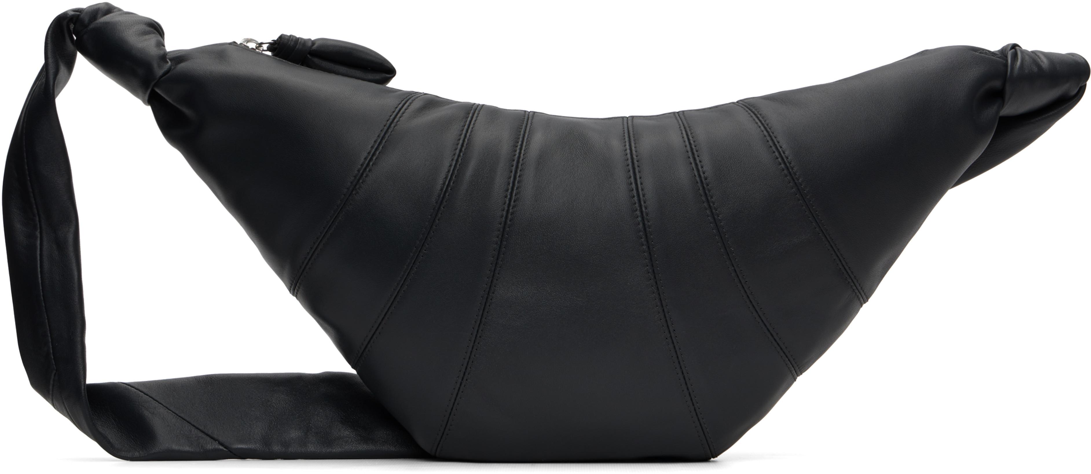 Gray Medium Croissant Bag by LEMAIRE