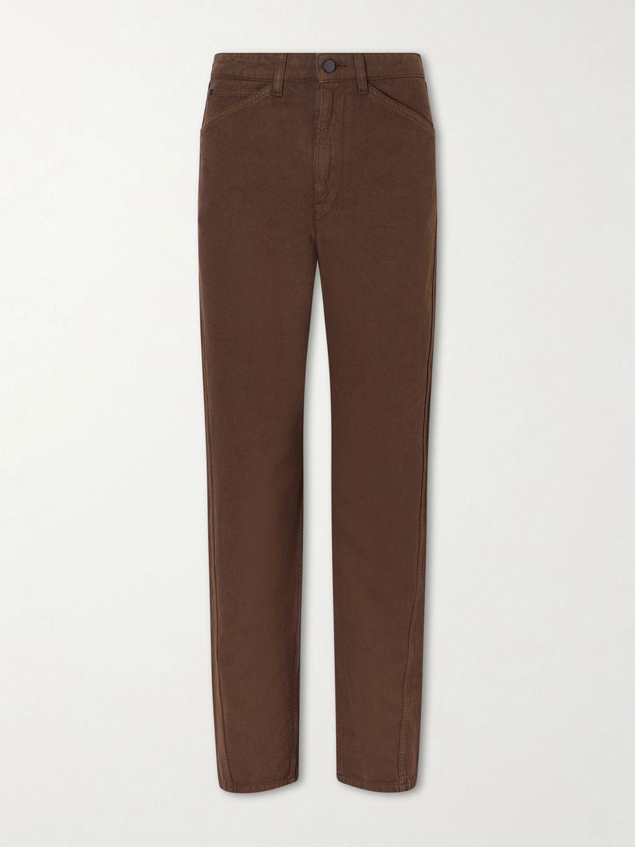 High-rise straight-leg jeans by LEMAIRE