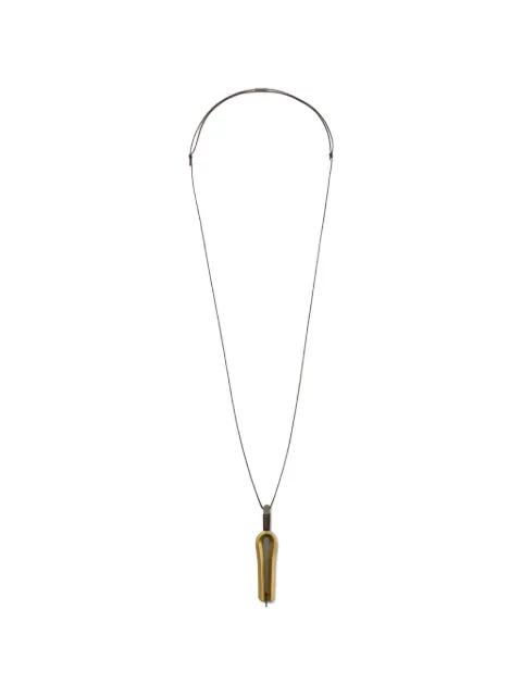Jaw  Harp harp-shape necklace by LEMAIRE