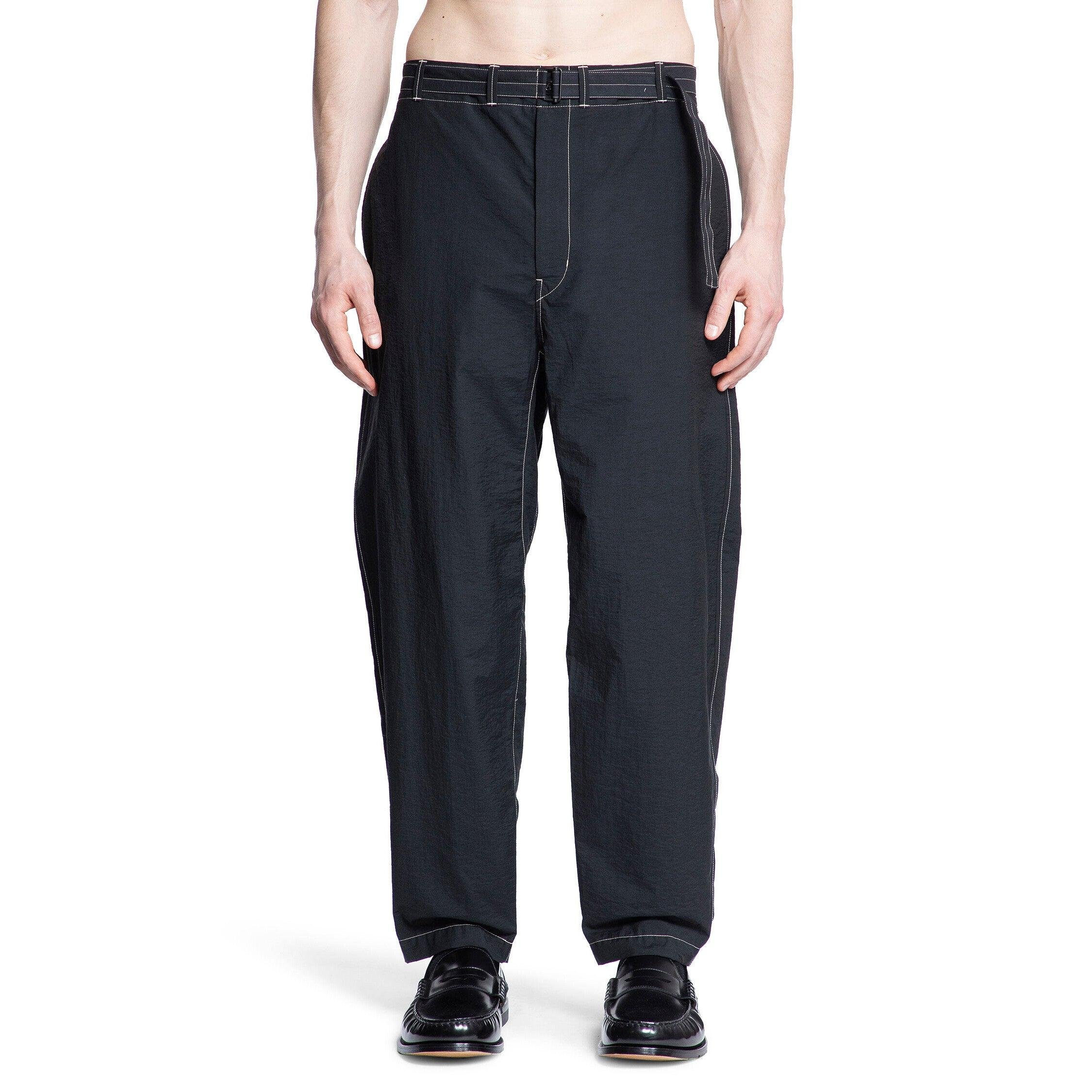 LEMAIRE MAN BLACK TROUSERS by LEMAIRE