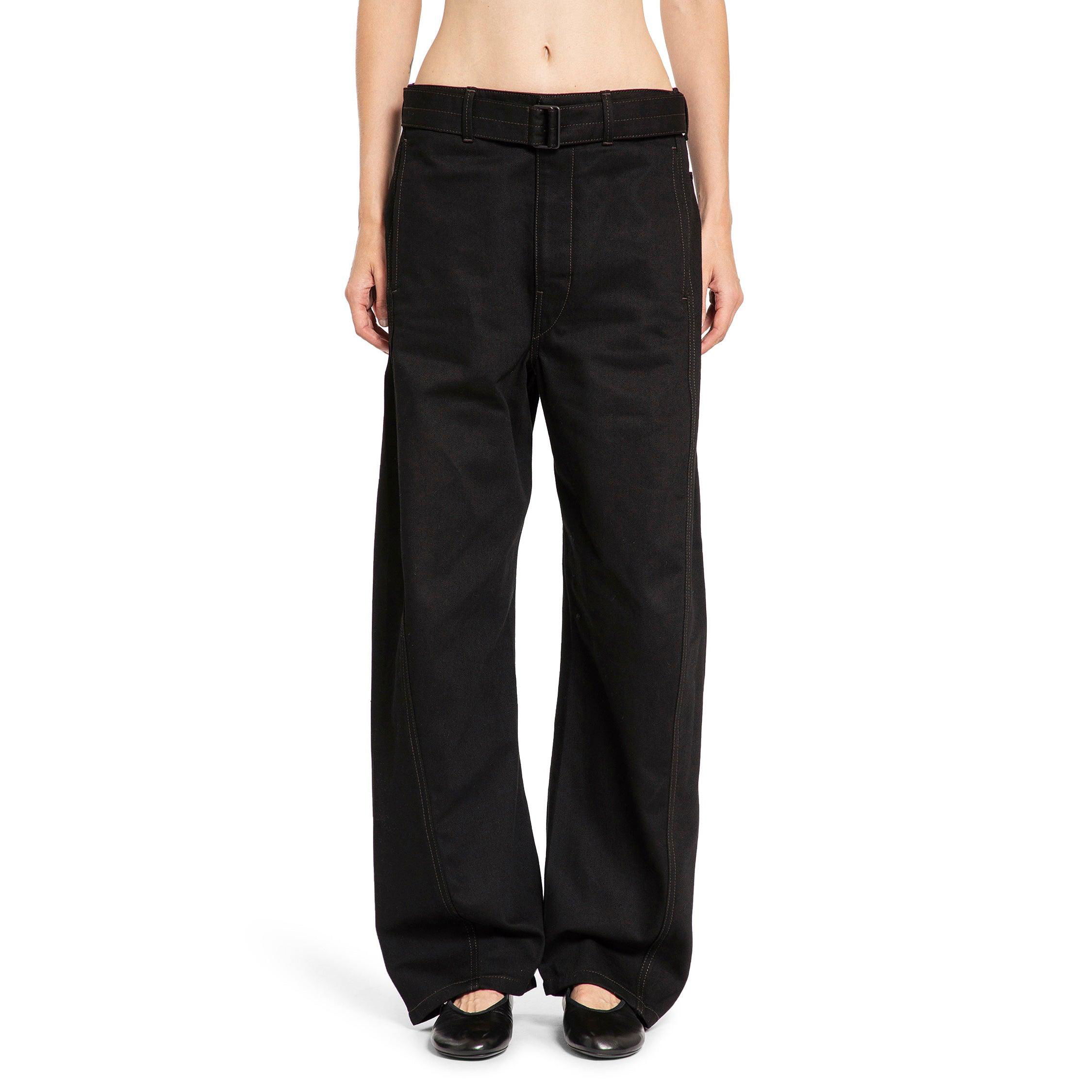 LEMAIRE WOMAN BLACK TROUSERS by LEMAIRE