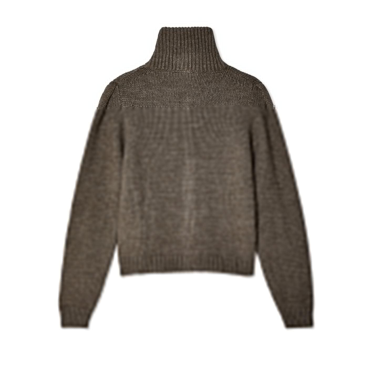 LEMAIRE - Women's Cardigan With Snaps - (Donkey Grey) by LEMAIRE
