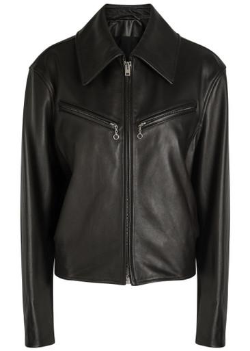 Leather jacket by LEMAIRE