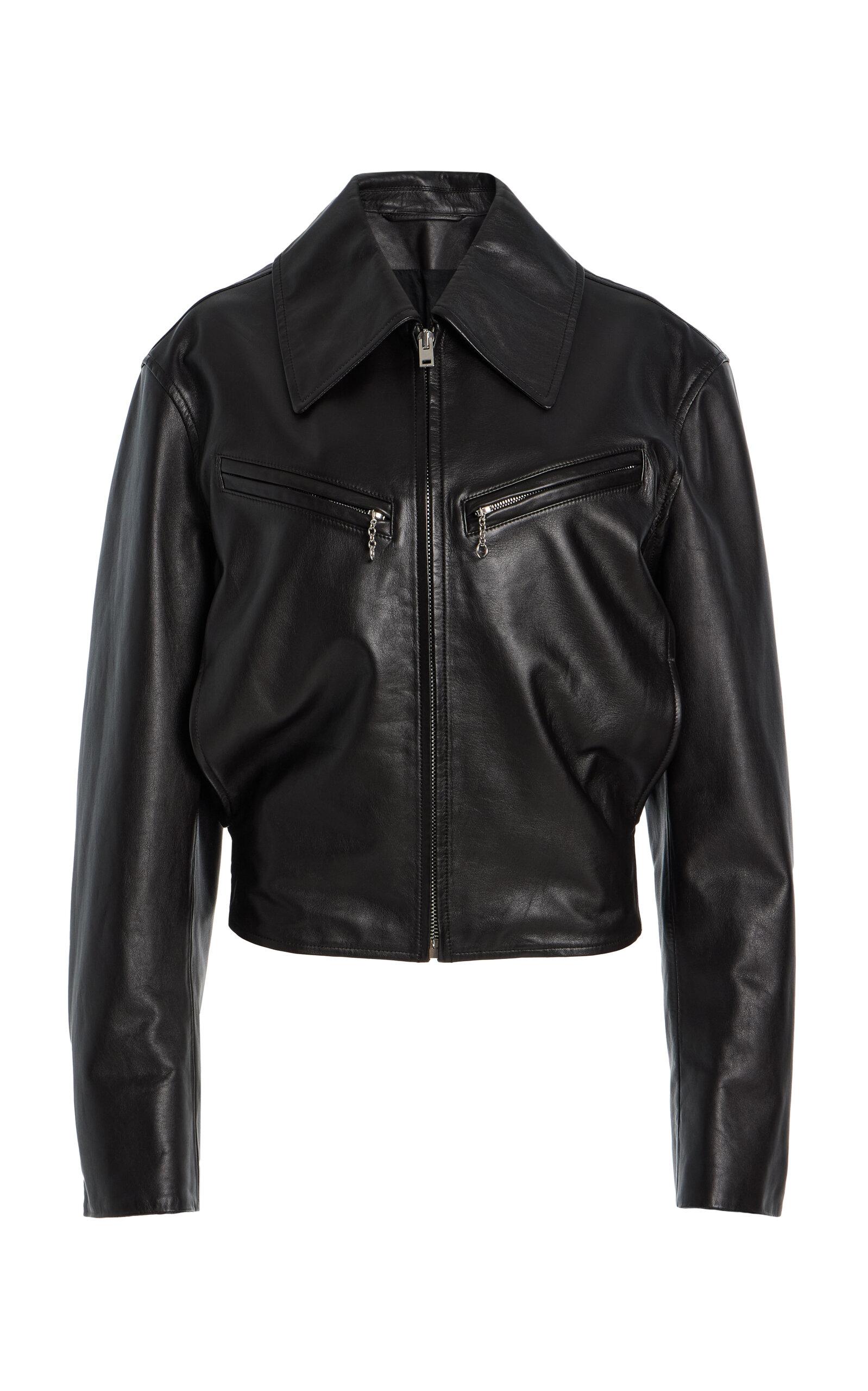 Lemaire Boxy Leather Jacket -oda Operandi by LEMAIRE