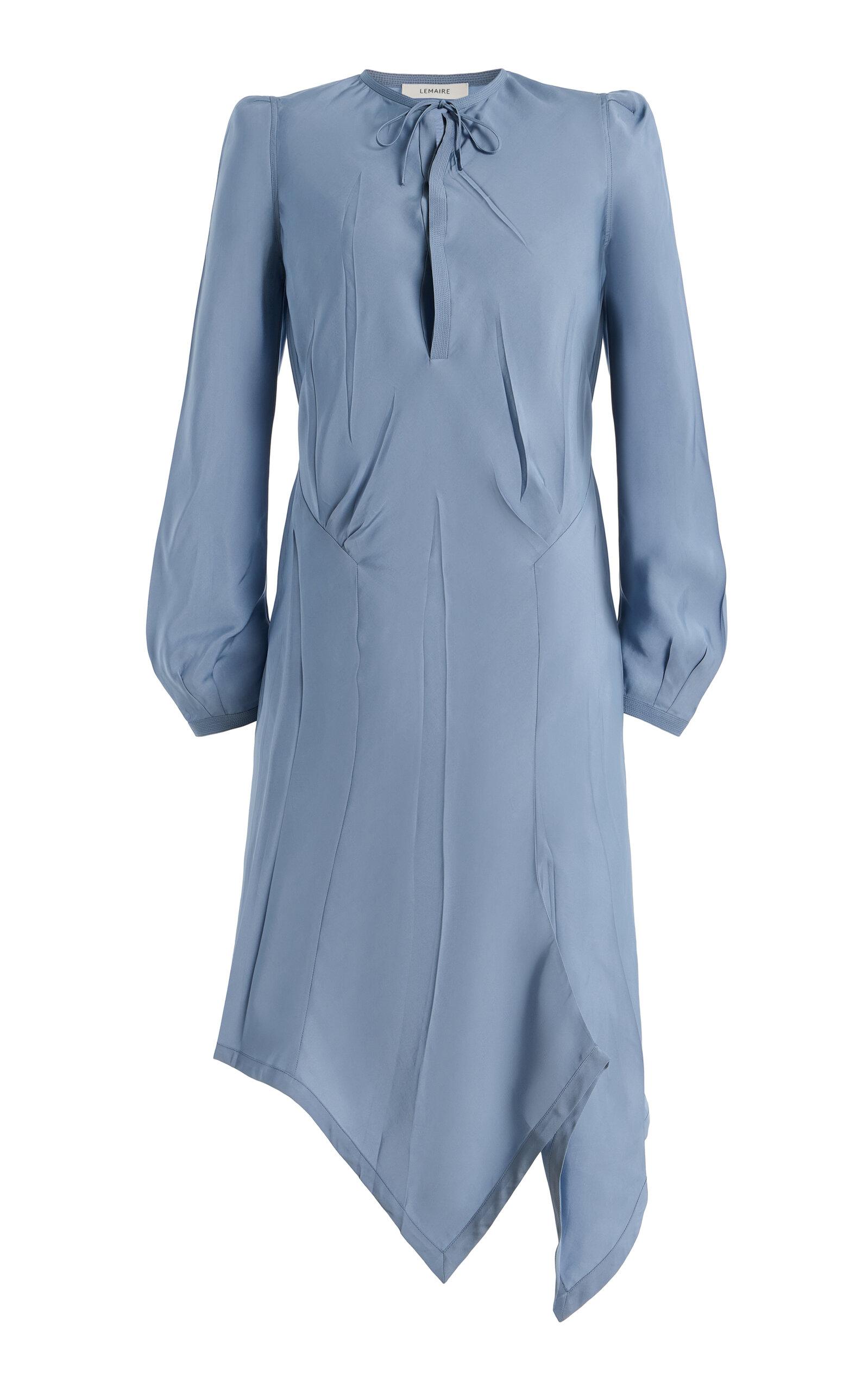 Lemaire Creased Bias Twill Midi Dress - Moda Operandi by LEMAIRE