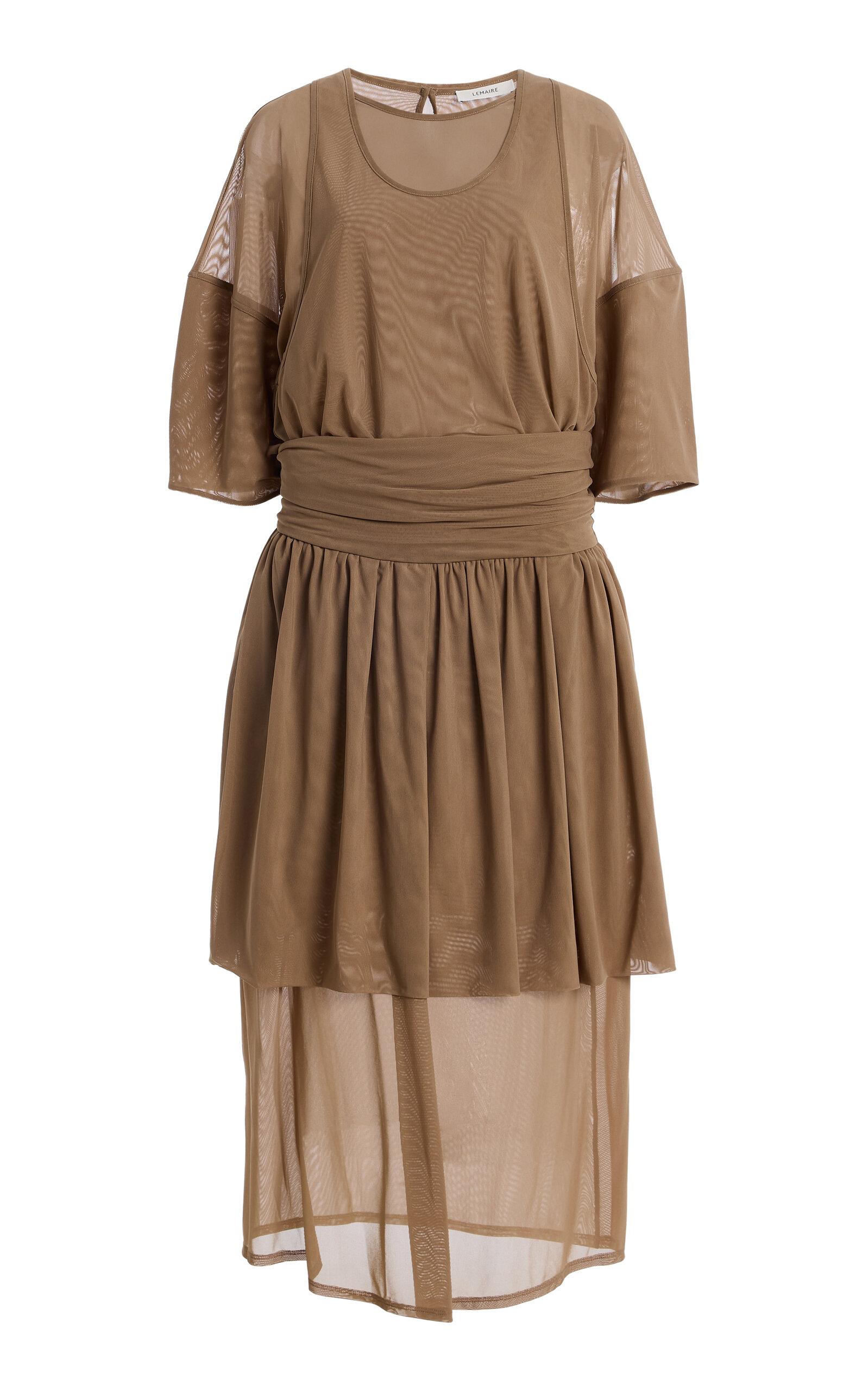 Lemaire Double-Layer Mesh Midi Dress - Moda Operandi by LEMAIRE
