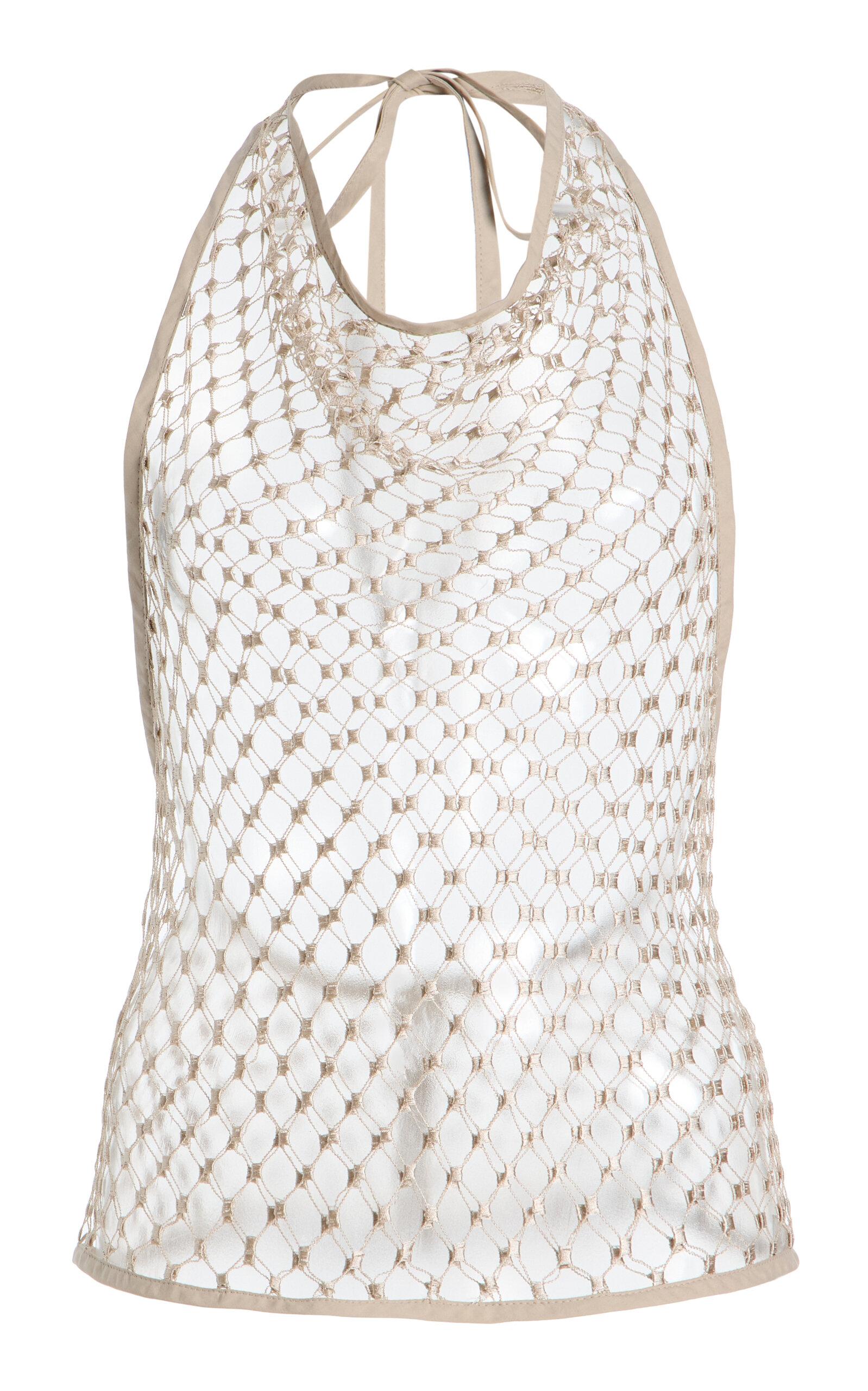 Lemaire Fishnet Halter Top - Moda Operandi by LEMAIRE