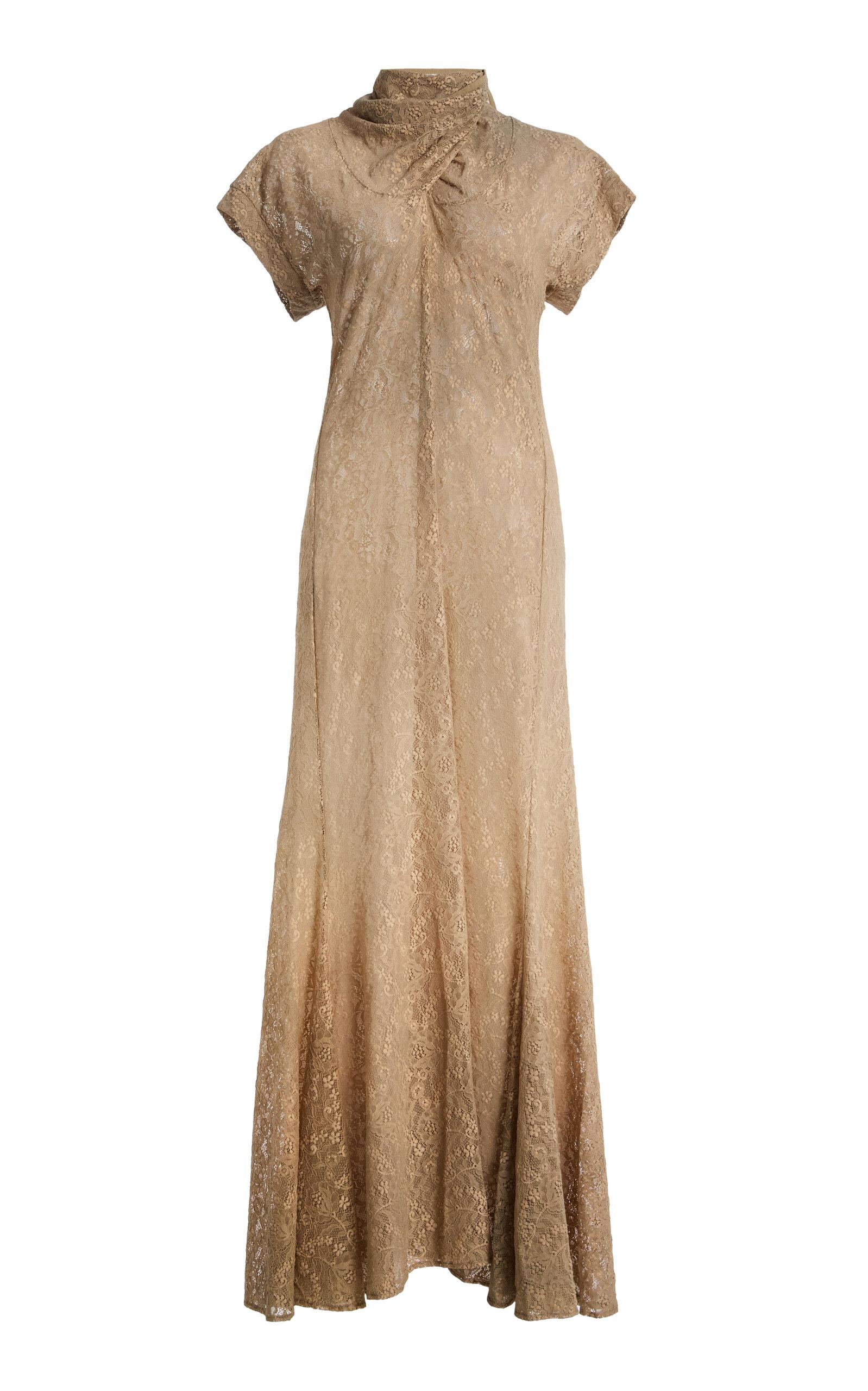 Lemaire Foulard Lace Maxi dress - Moda Operandi by LEMAIRE