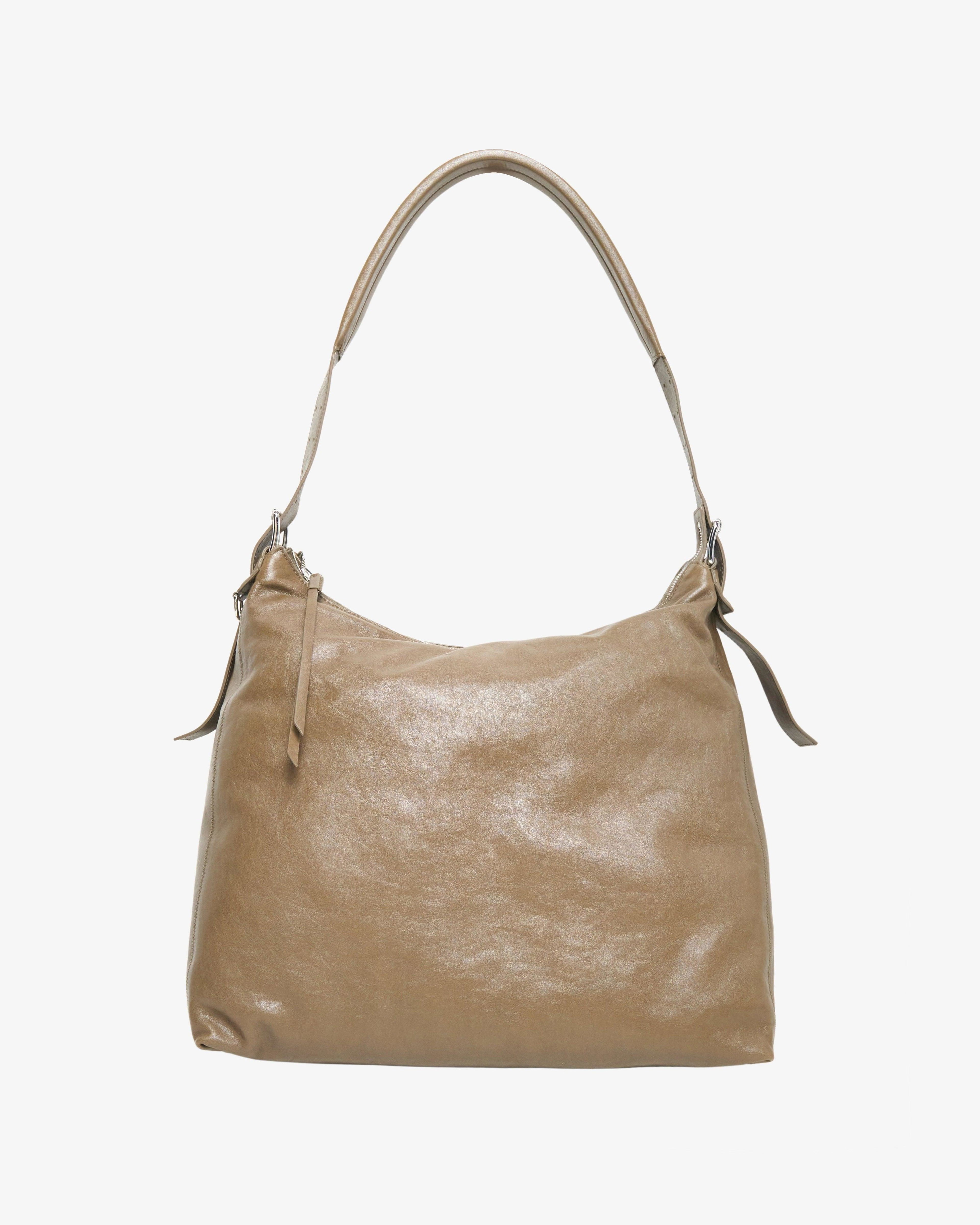 Lemaire - Men's Belted Hobo Bag - (Khaki) by LEMAIRE