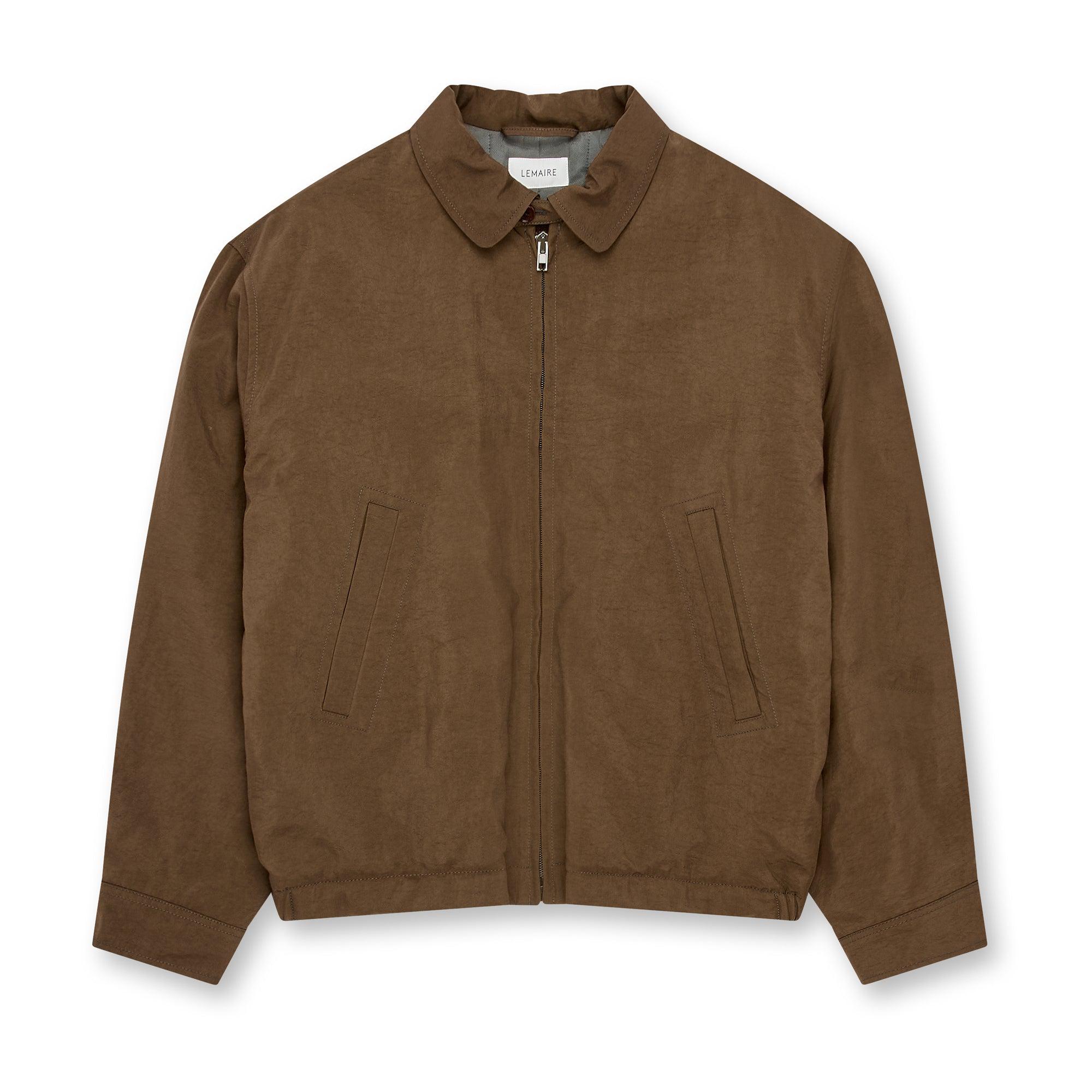 Lemaire - Men’s Bomber Jacket - (Kobicha Brown) by LEMAIRE