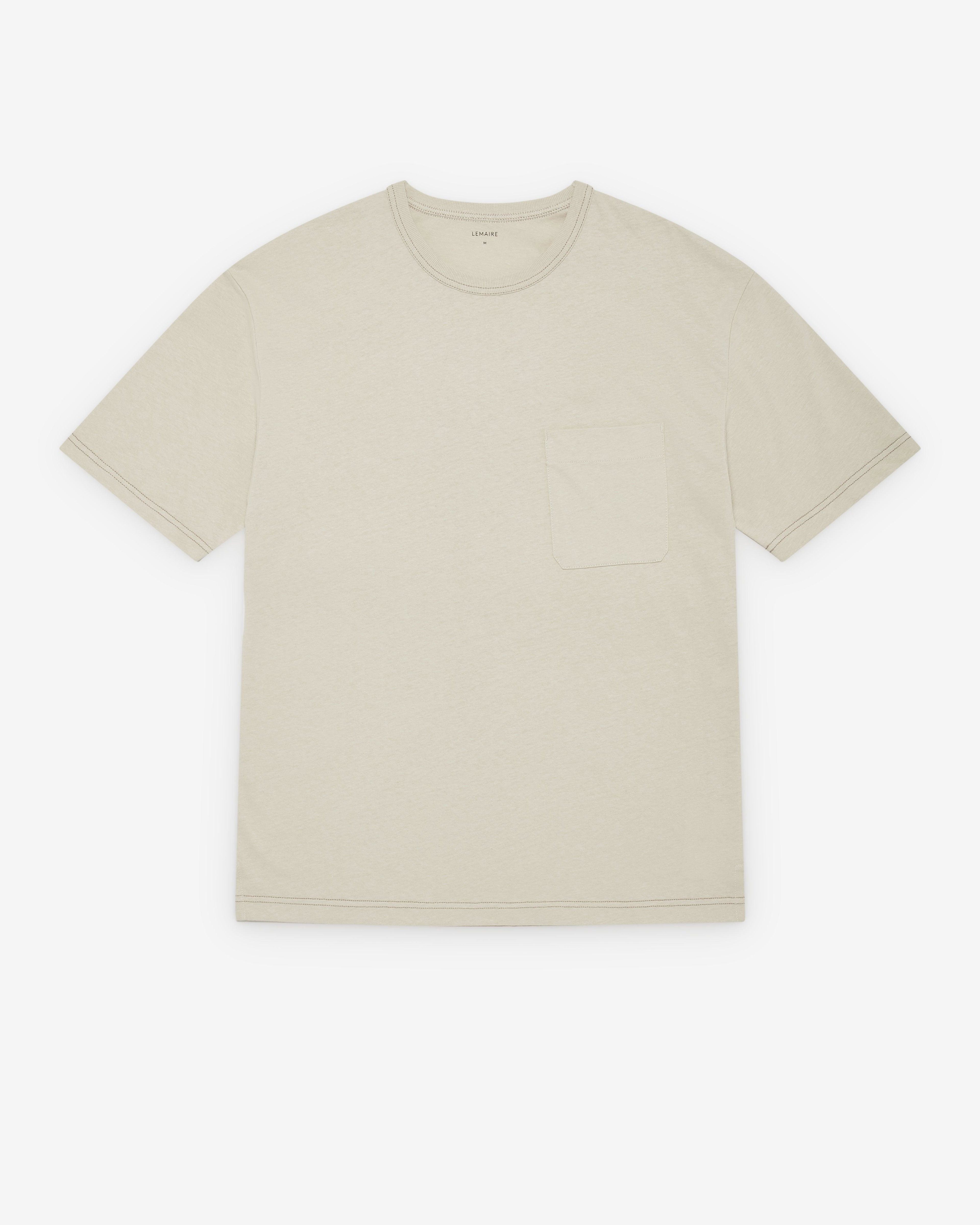 Lemaire  - Men's Boxy SS T-Shirt - (Ivory:) by LEMAIRE