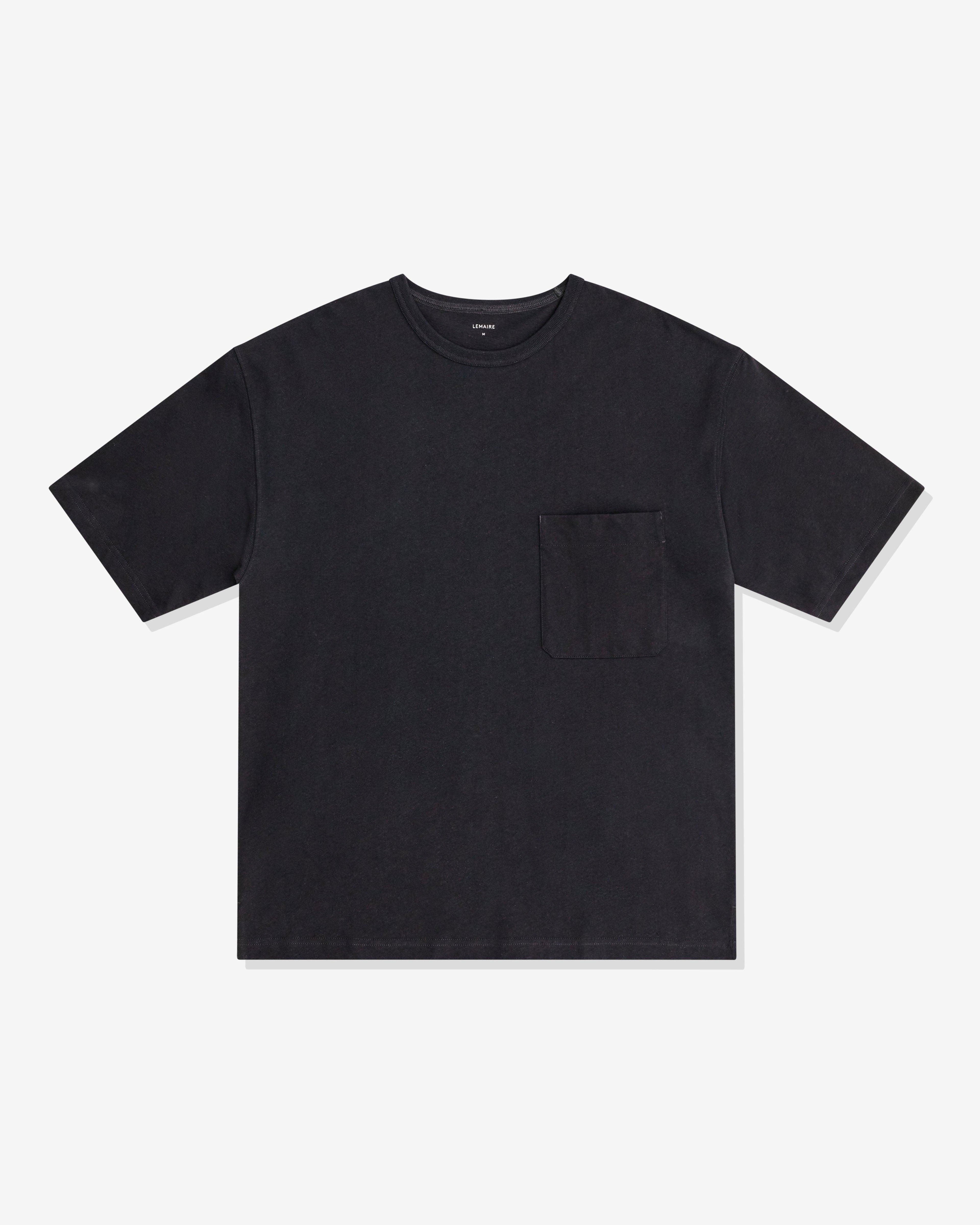 Lemaire - Men’s Boxy T-Shirt - (Black) by LEMAIRE