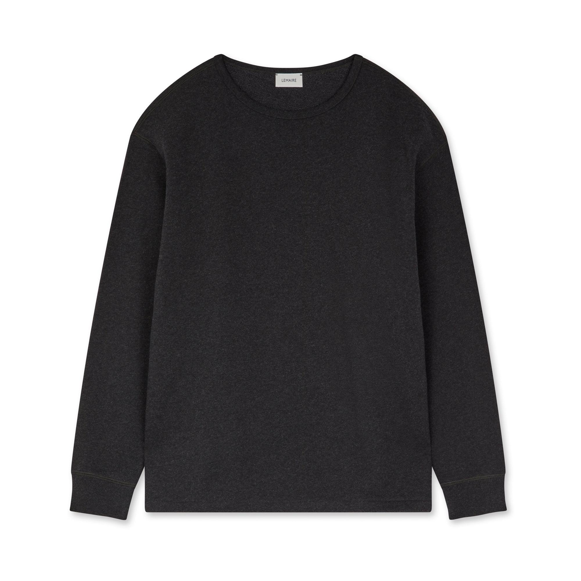 Lemaire - Men’s Light Sweatshirt - (Squid Ink) by LEMAIRE