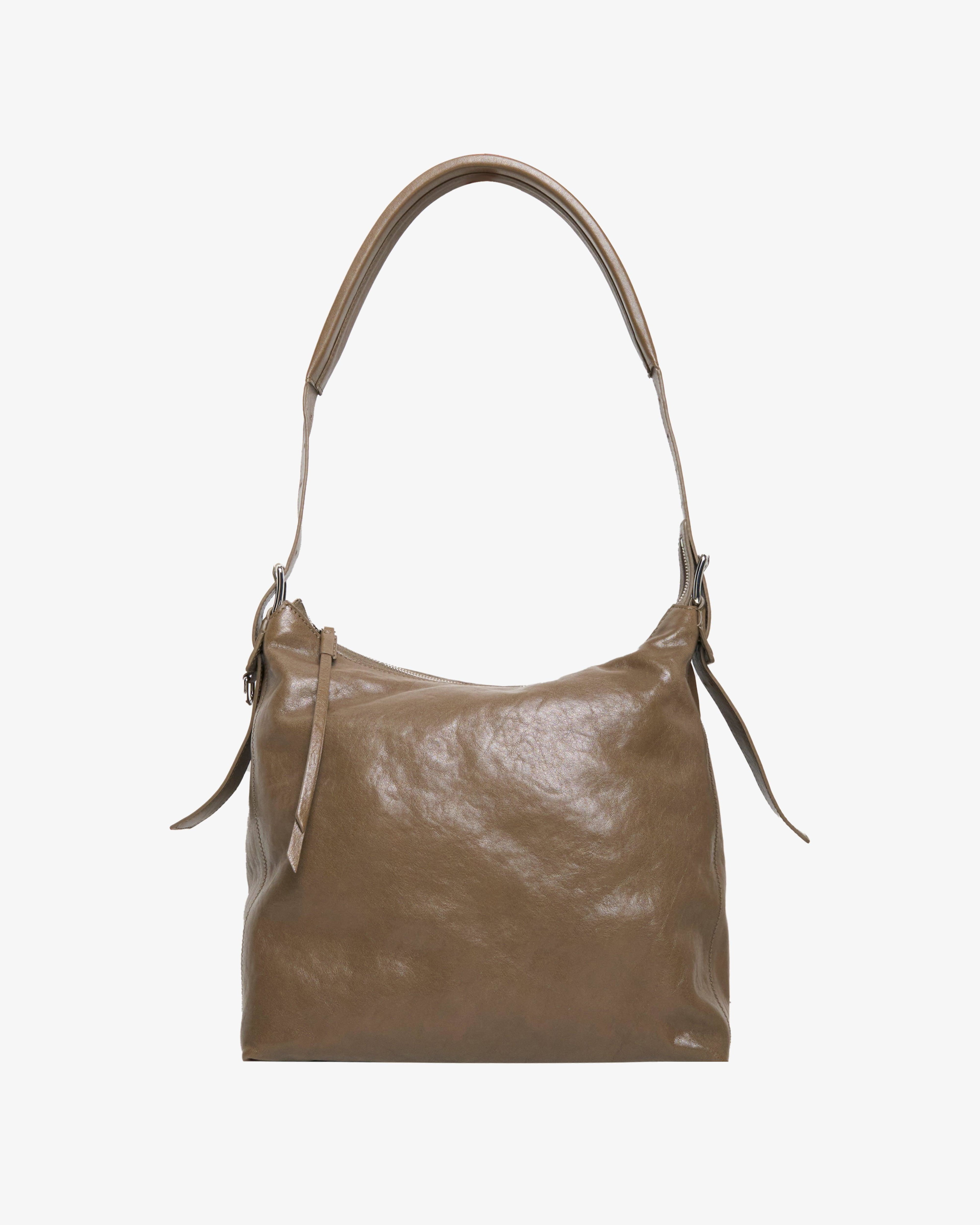 Lemaire - Men's Small Belted Hobo Bag - (Khaki) by LEMAIRE