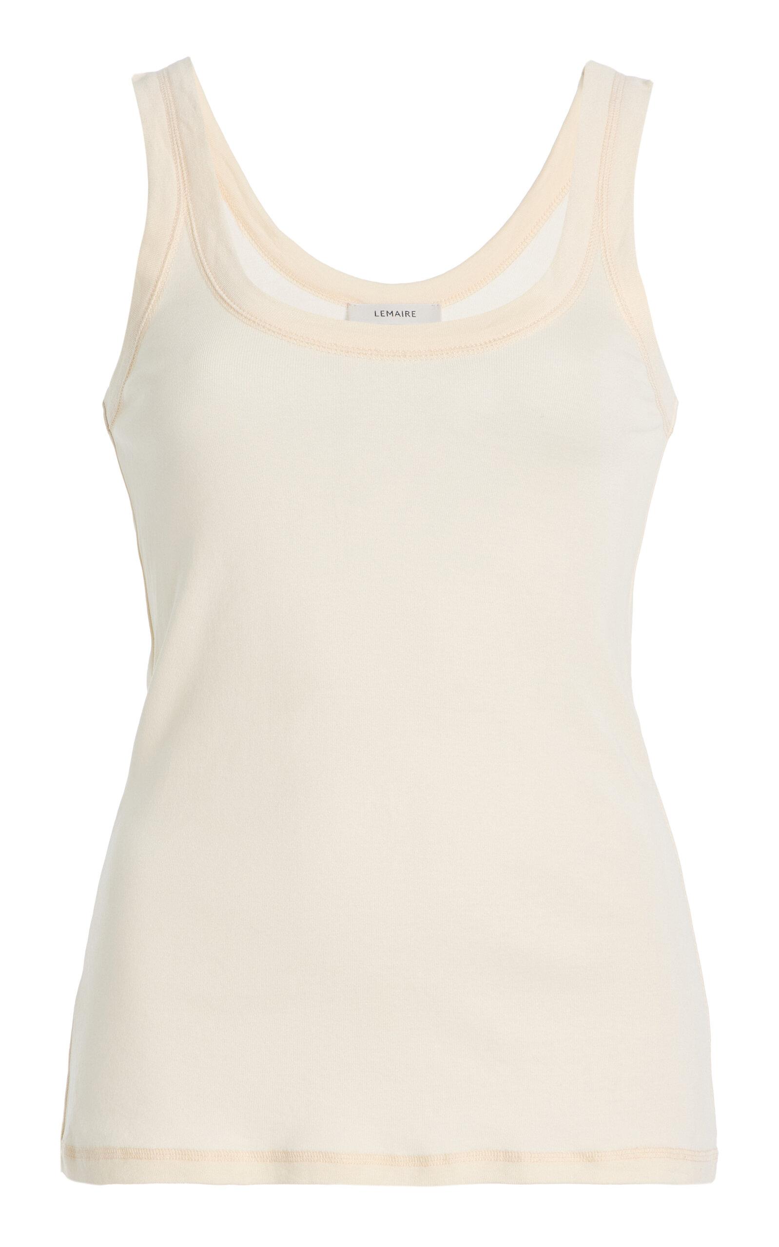 Lemaire Ribbed Cotton Tank Top -oda Operandi by LEMAIRE
