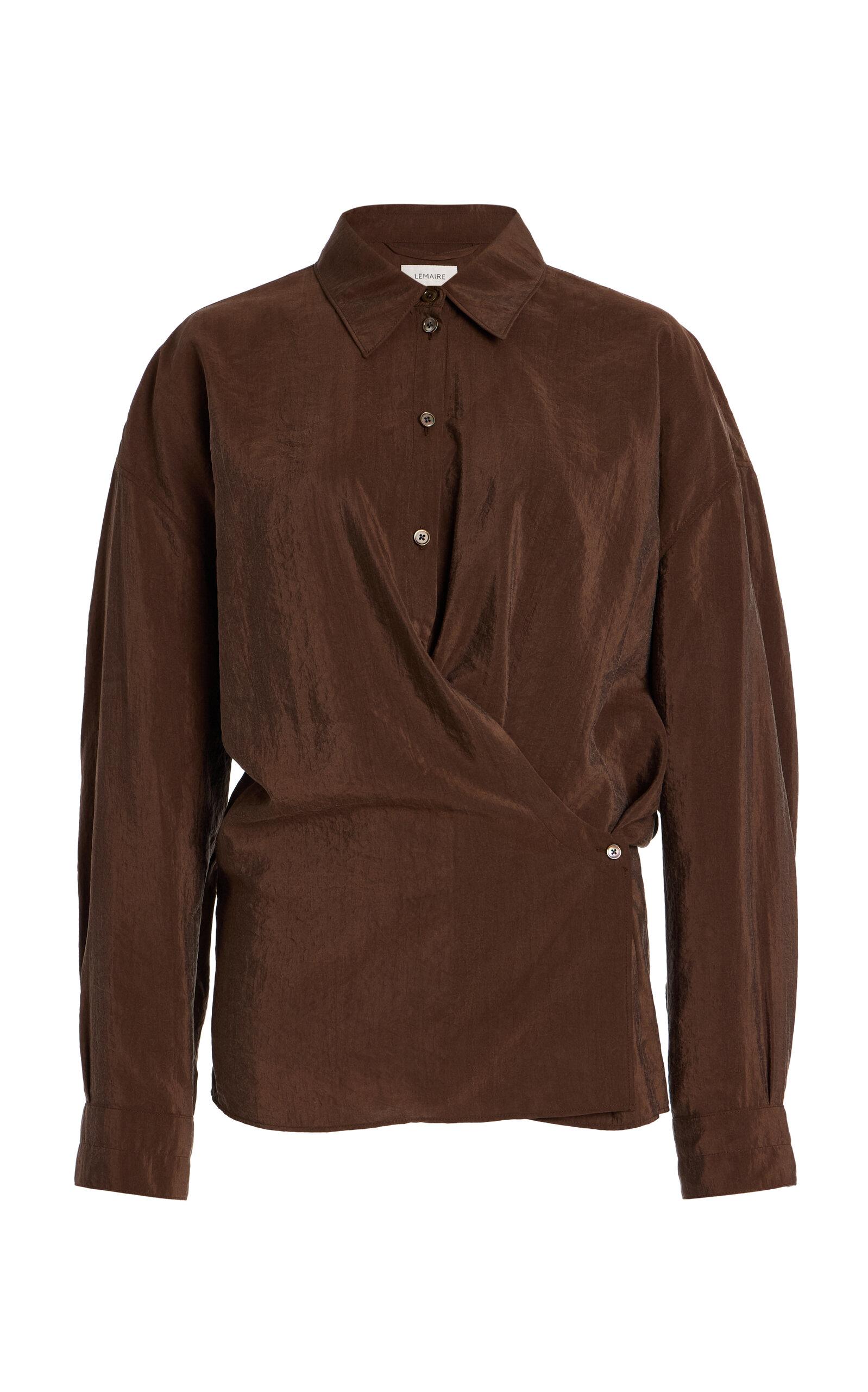 Lemaire Twisted Silk-Bend Top - Moda Operandi by LEMAIRE