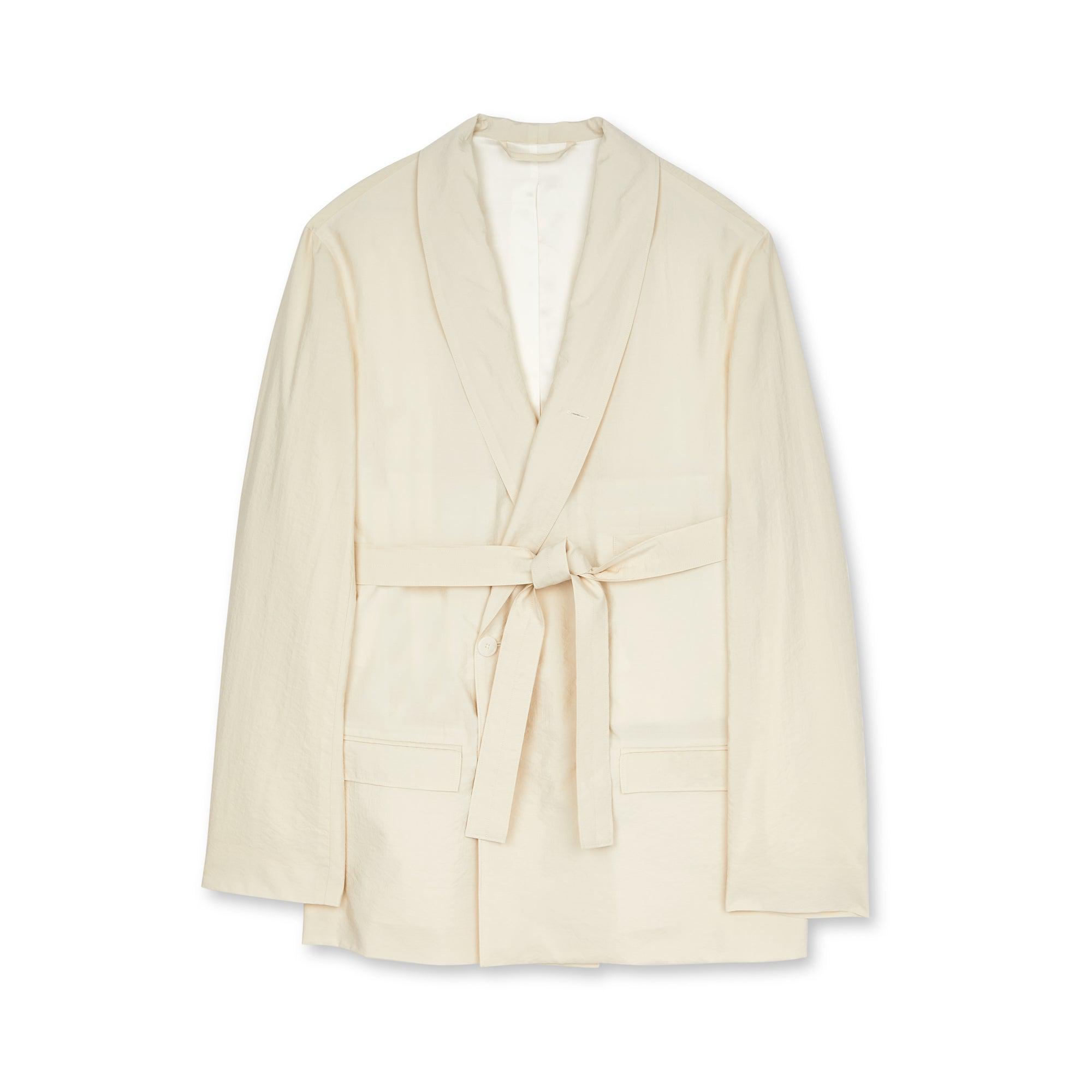 Lemaire - Women’s Belted Jacket - (Cream) by LEMAIRE