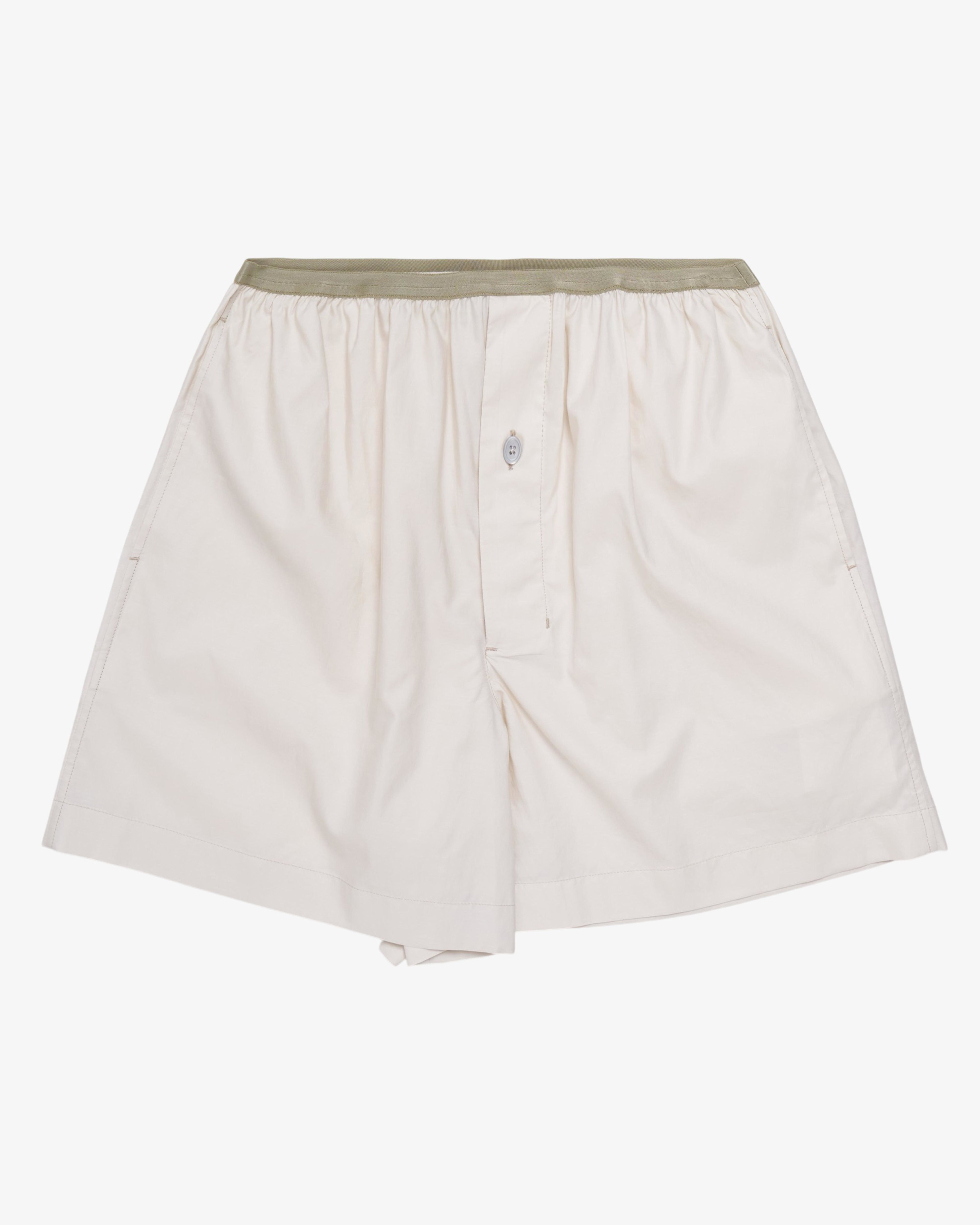 Lemaire - Women's Boxer Shorts - (Off-White) by LEMAIRE