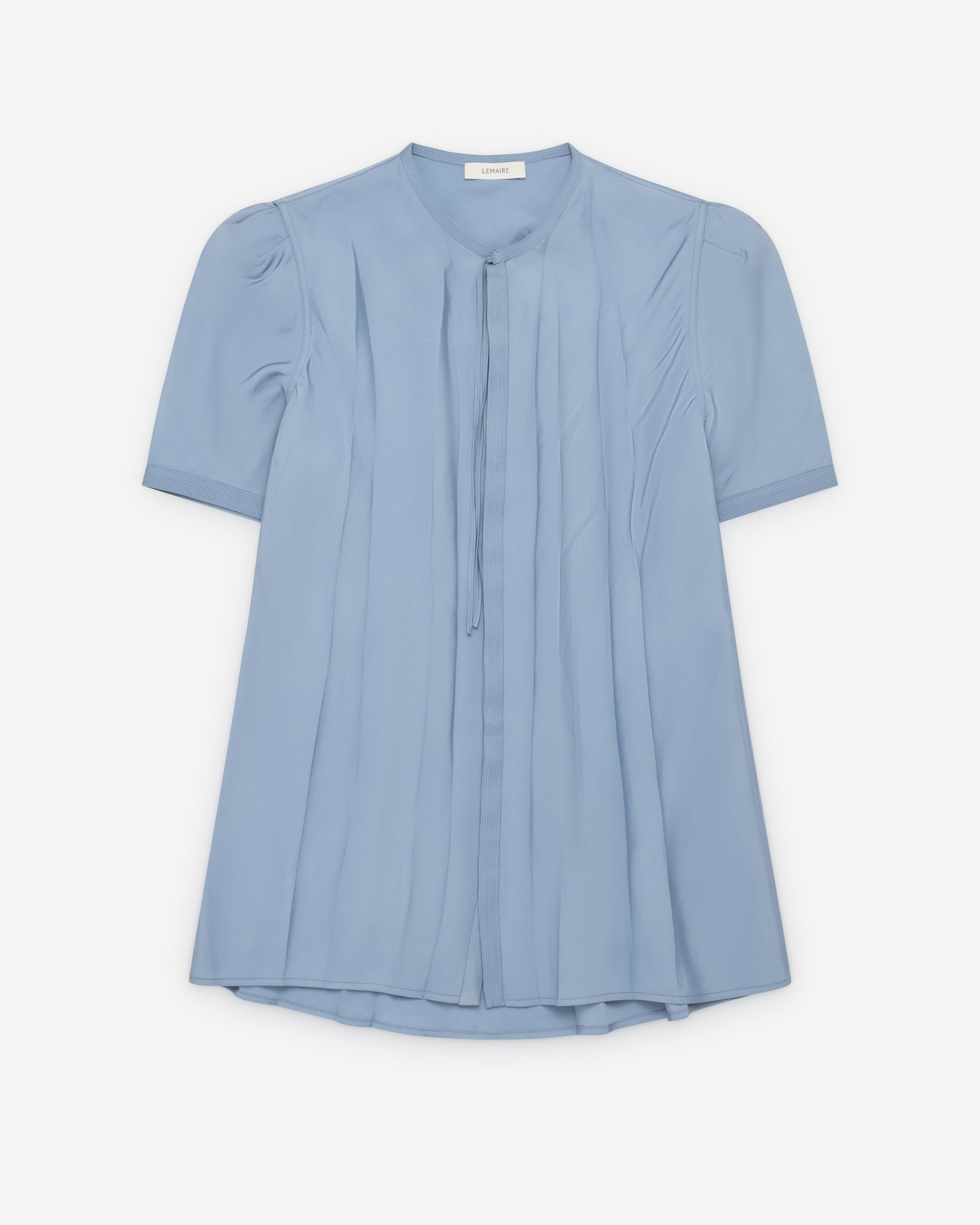 Lemaire  - Women's Creased Fitted Shirt - (Horizon) by LEMAIRE