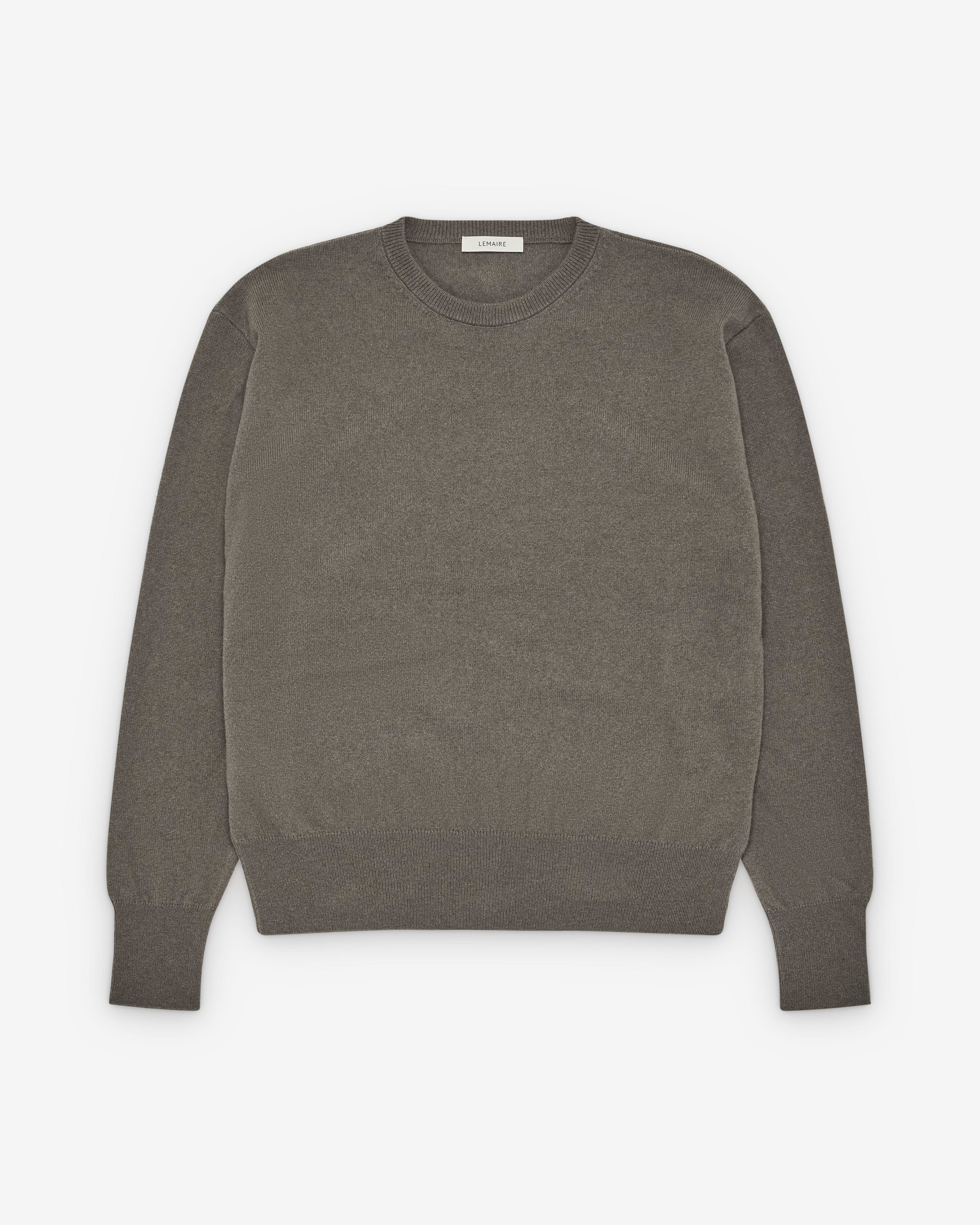 Lemaire  - Women's Crew Neck Sweater - (Wolf) by LEMAIRE