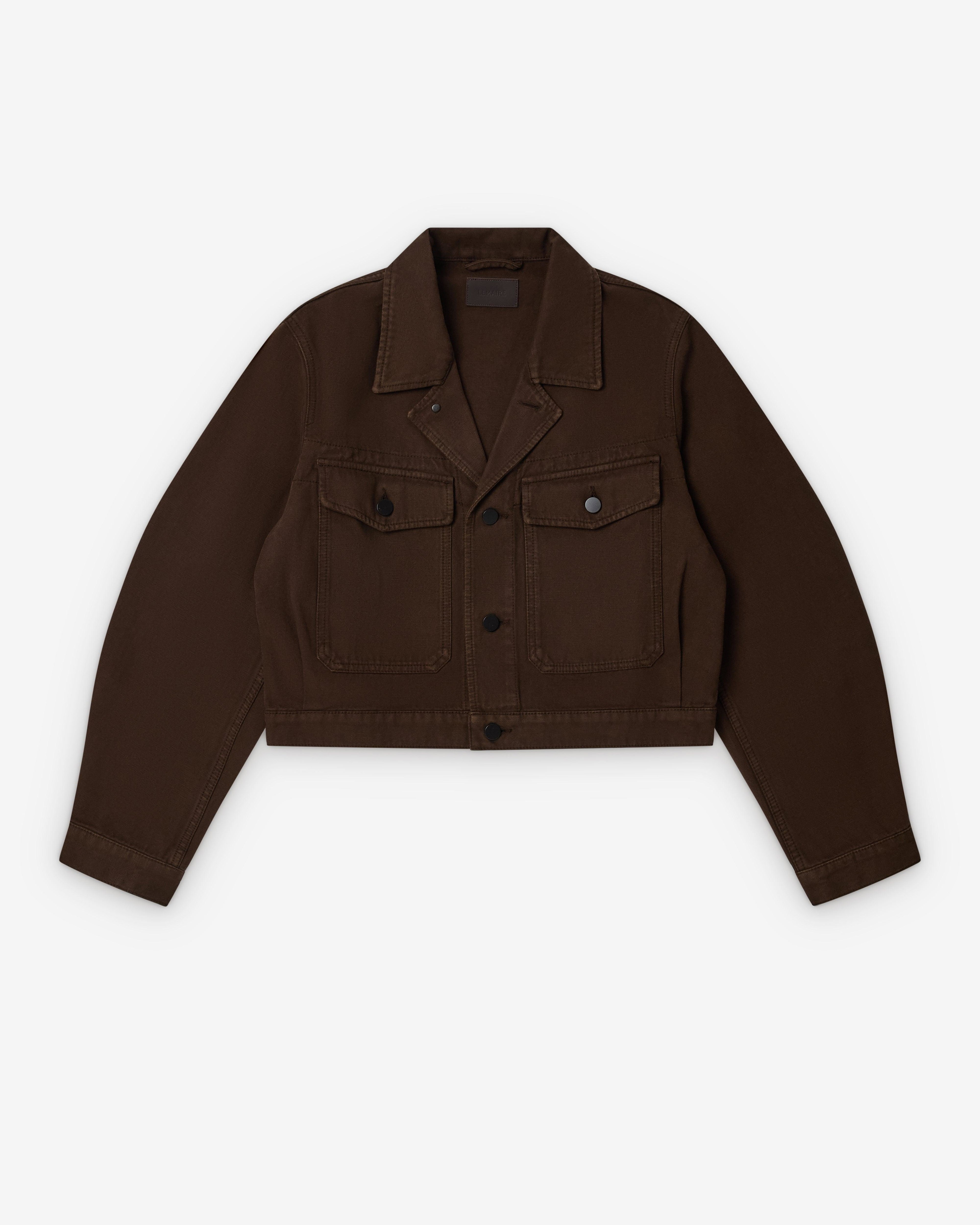 Lemaire - Women's Cropped Blouson - (Cacao) by LEMAIRE