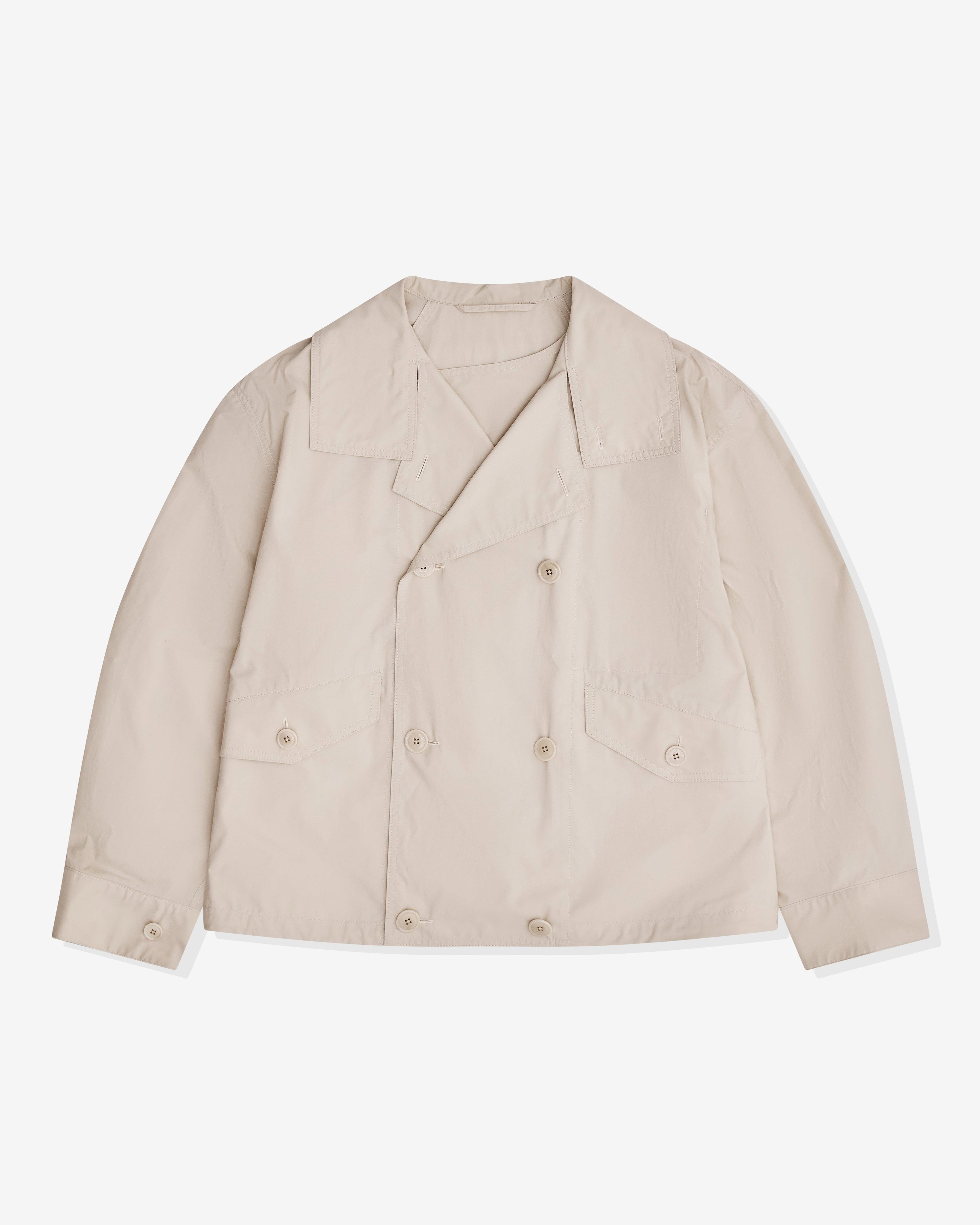 Lemaire - Women’s Double Flap Light Blouson - (Stone Beige) by LEMAIRE