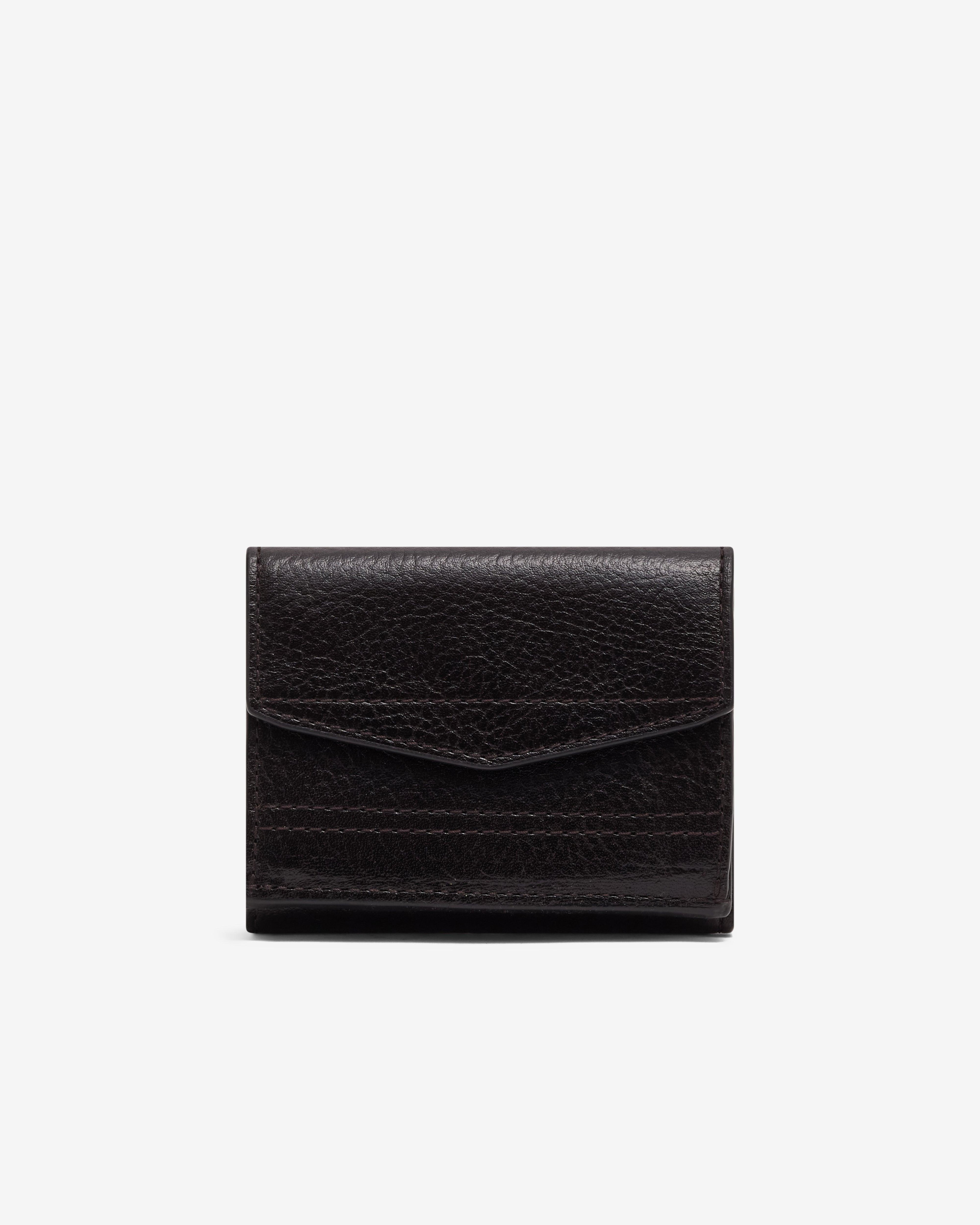 Lemaire - Women's Gear Trifold Wallet - (Espresso) by LEMAIRE