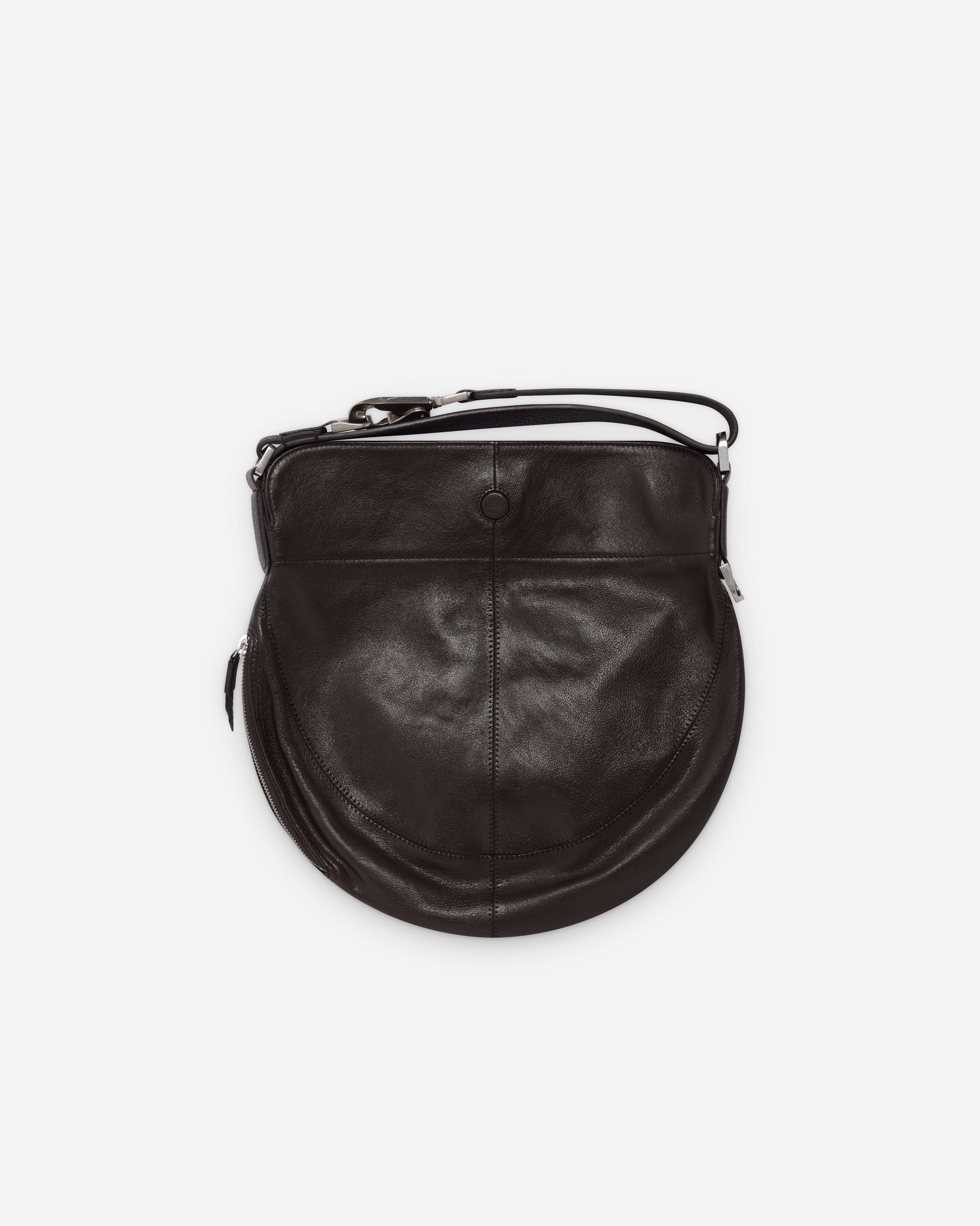 Lemaire  - Women's Hobo Quiver Clip Bag - (Dark Chocolate) by LEMAIRE