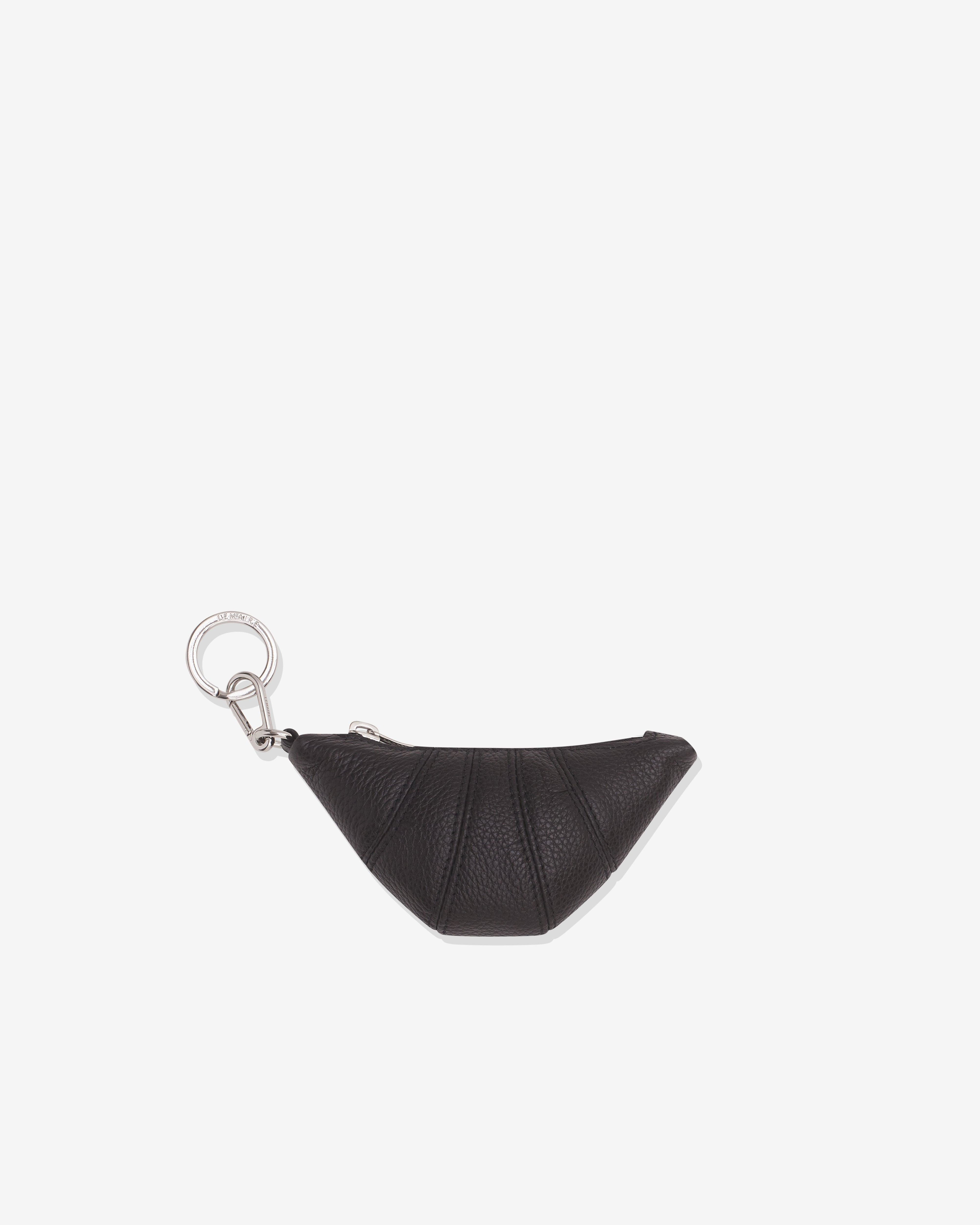 Lemaire - Women’s Mini Croissant Keyring - (Black) by LEMAIRE