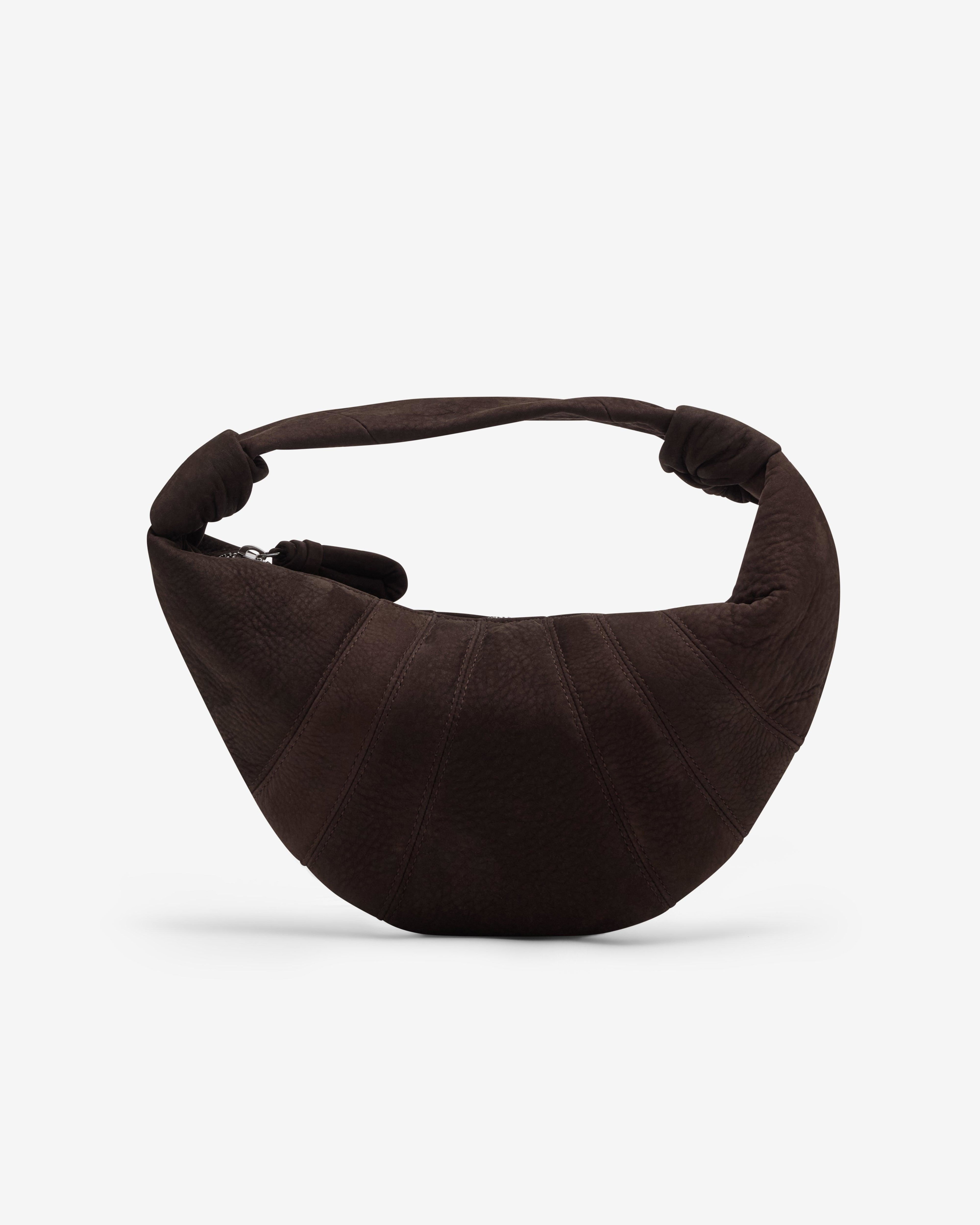 Lemaire  - Women's Mini Fortune Croissant Bag - (Ebony Brown) by LEMAIRE