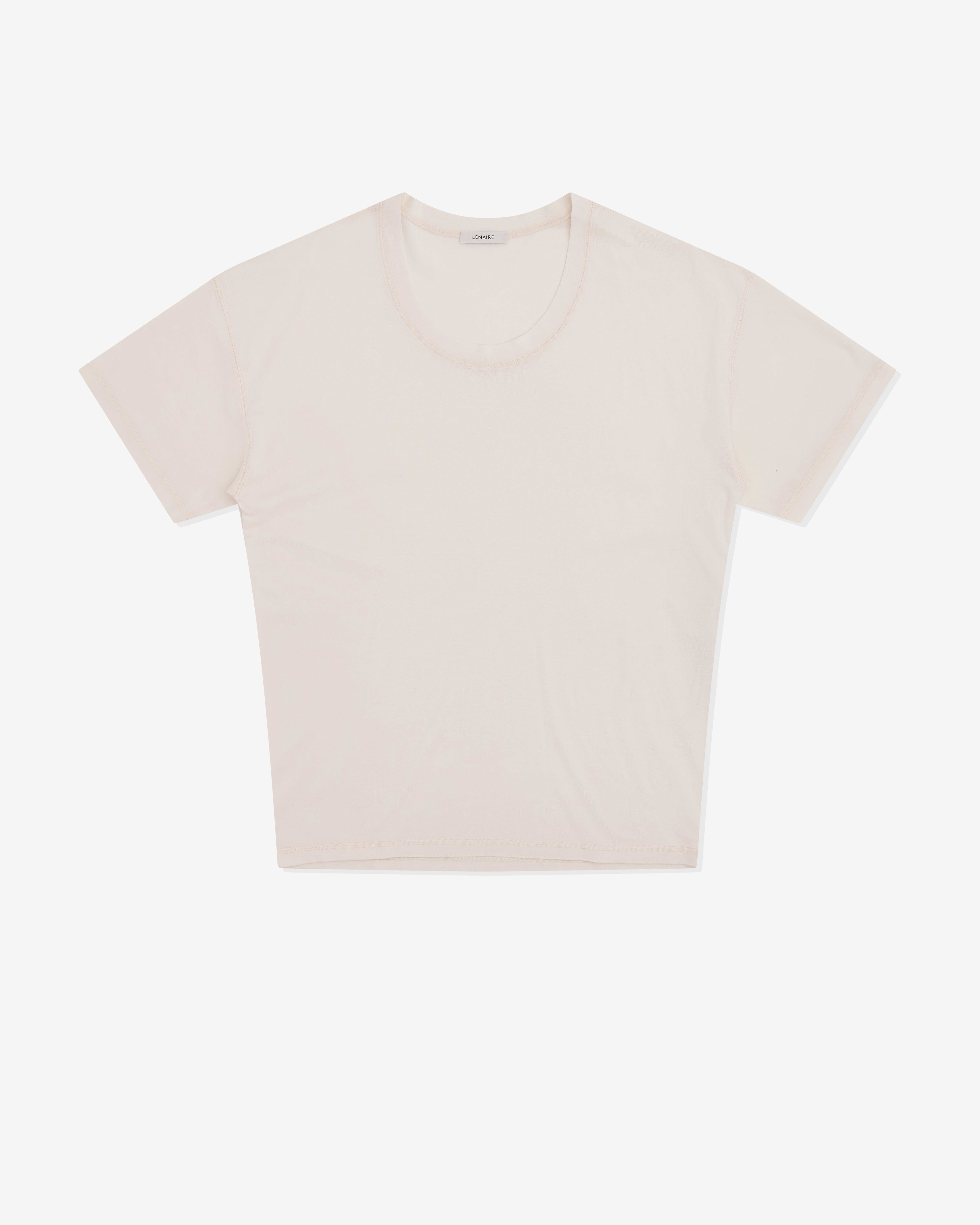Lemaire - Women’s Rib T-Shirt - (Off White) by LEMAIRE