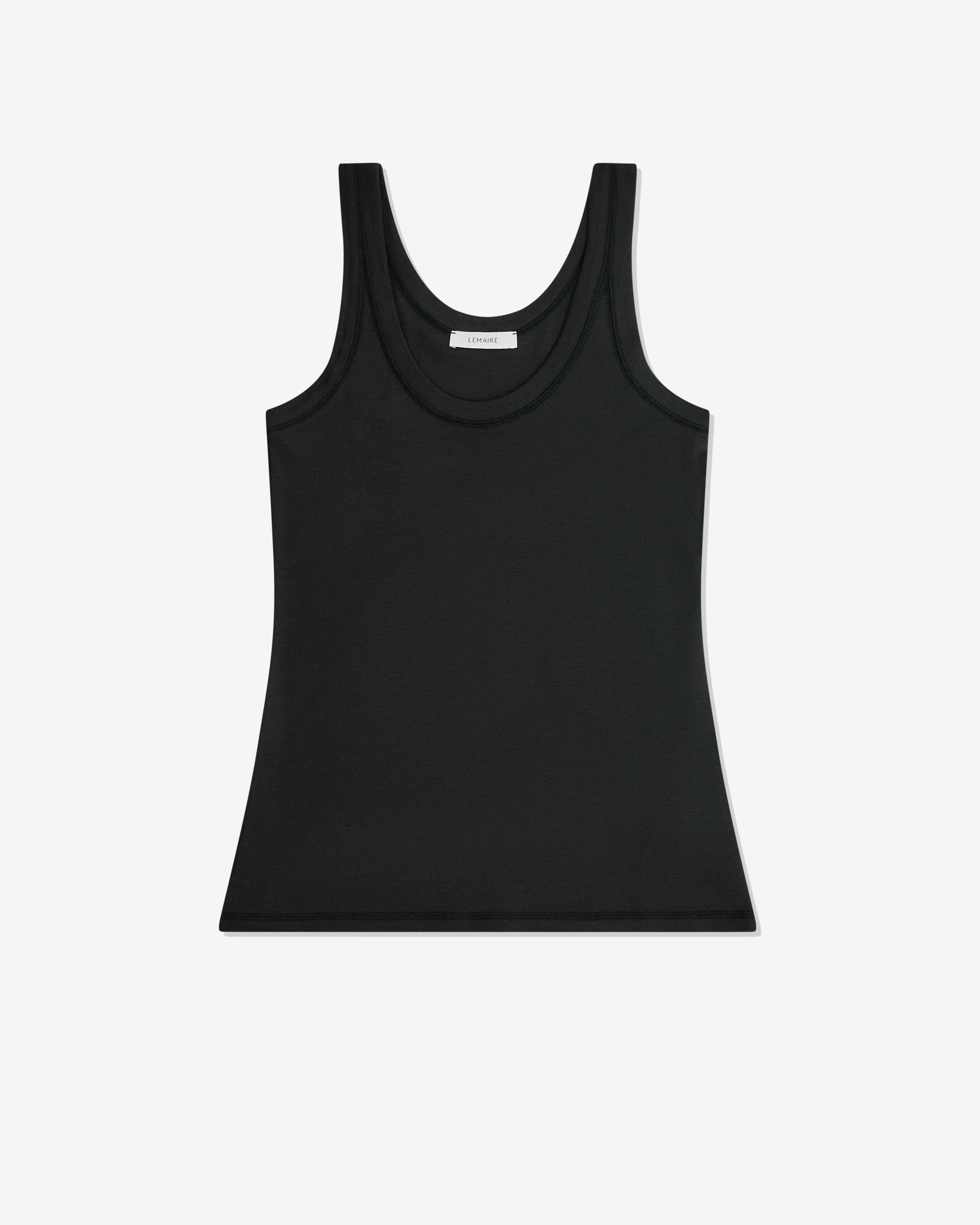 Lemaire - Women’s Rib Tank Top - (Black) by LEMAIRE