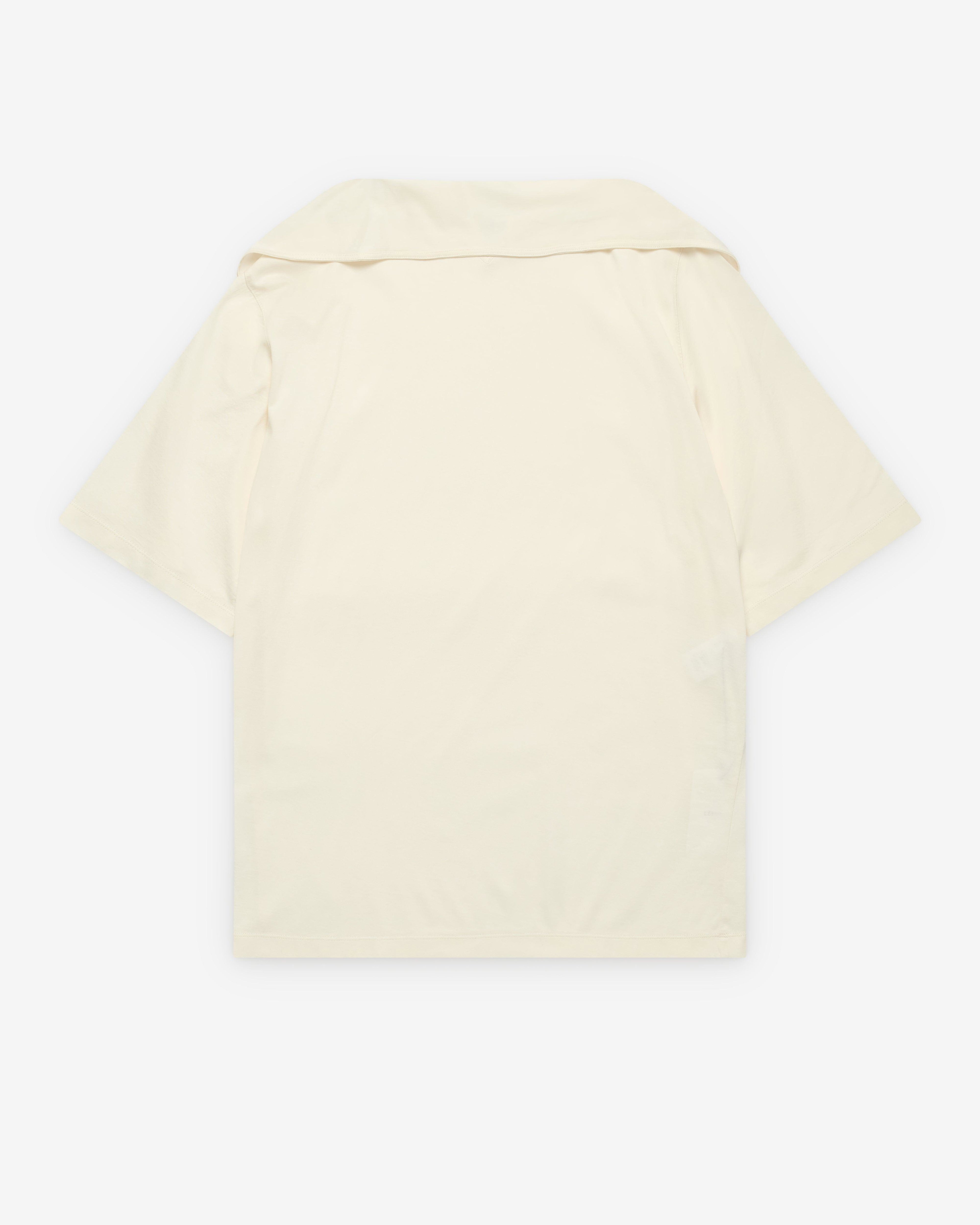 Lemaire  - Women's T-Shirt With Foulard - (Light Cream) by LEMAIRE