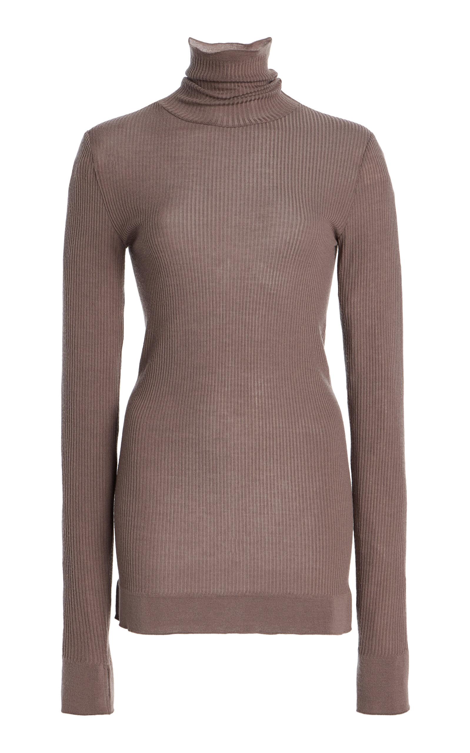 Lemaireeamlesss High-Neck Wool Top - Moda Operandi by LEMAIRE