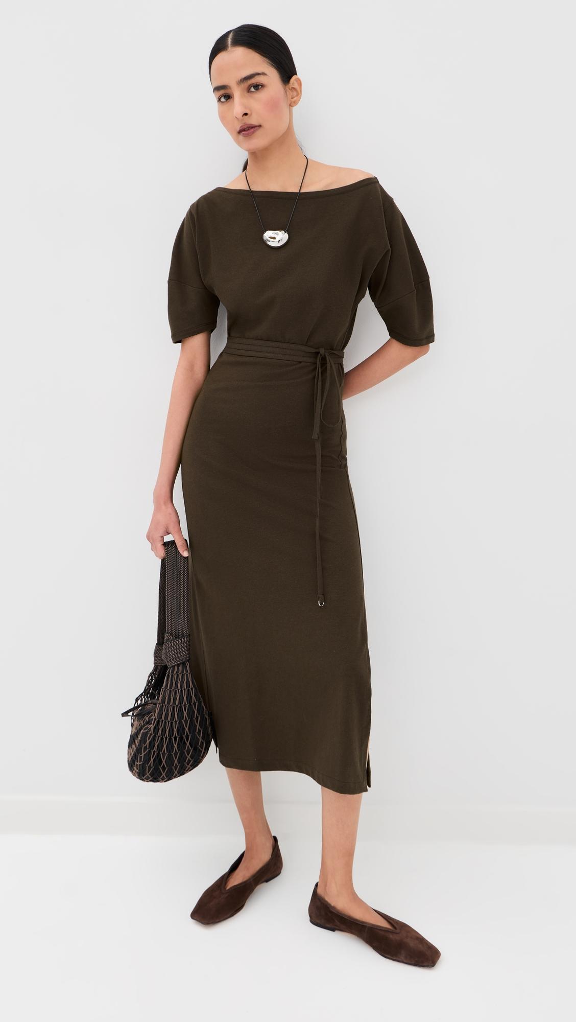 Off Shoulder Dress by LEMAIRE