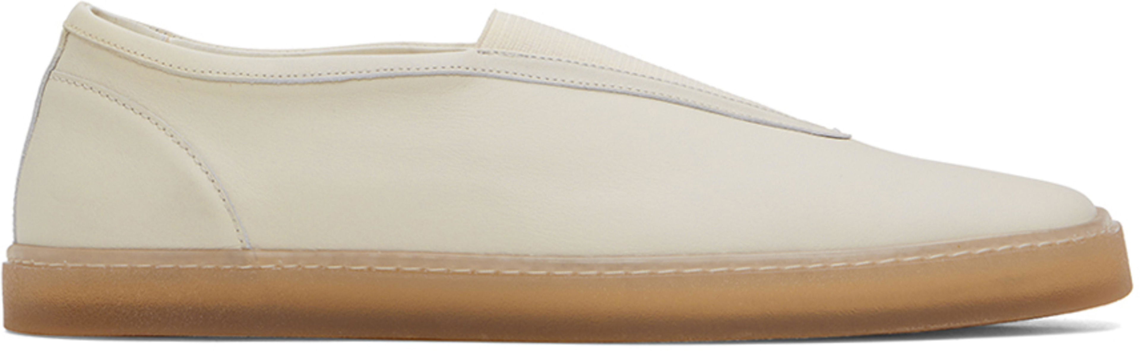 Off-White Elastic Linoleum Sneakers by LEMAIRE Off-White Elastic Linoleum Sneakers by LEMAIRE