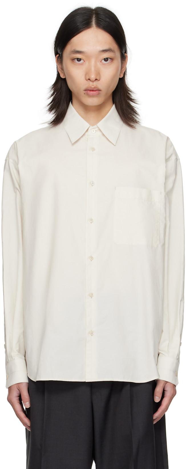 Off-White Regular Shirt by LEMAIRE