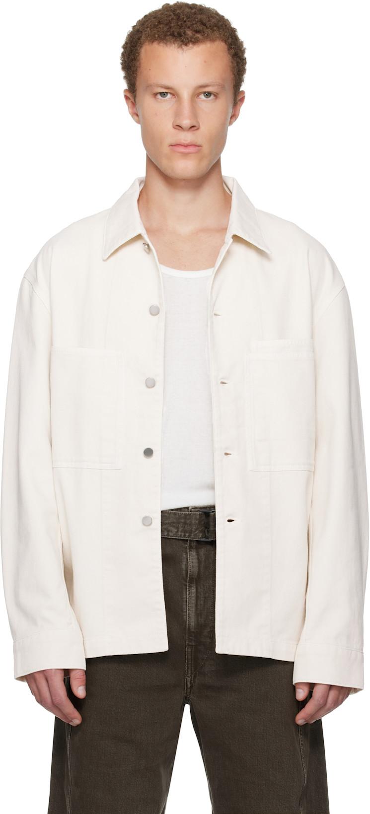 Off-White Workwear Denim Overshirt by LEMAIRE