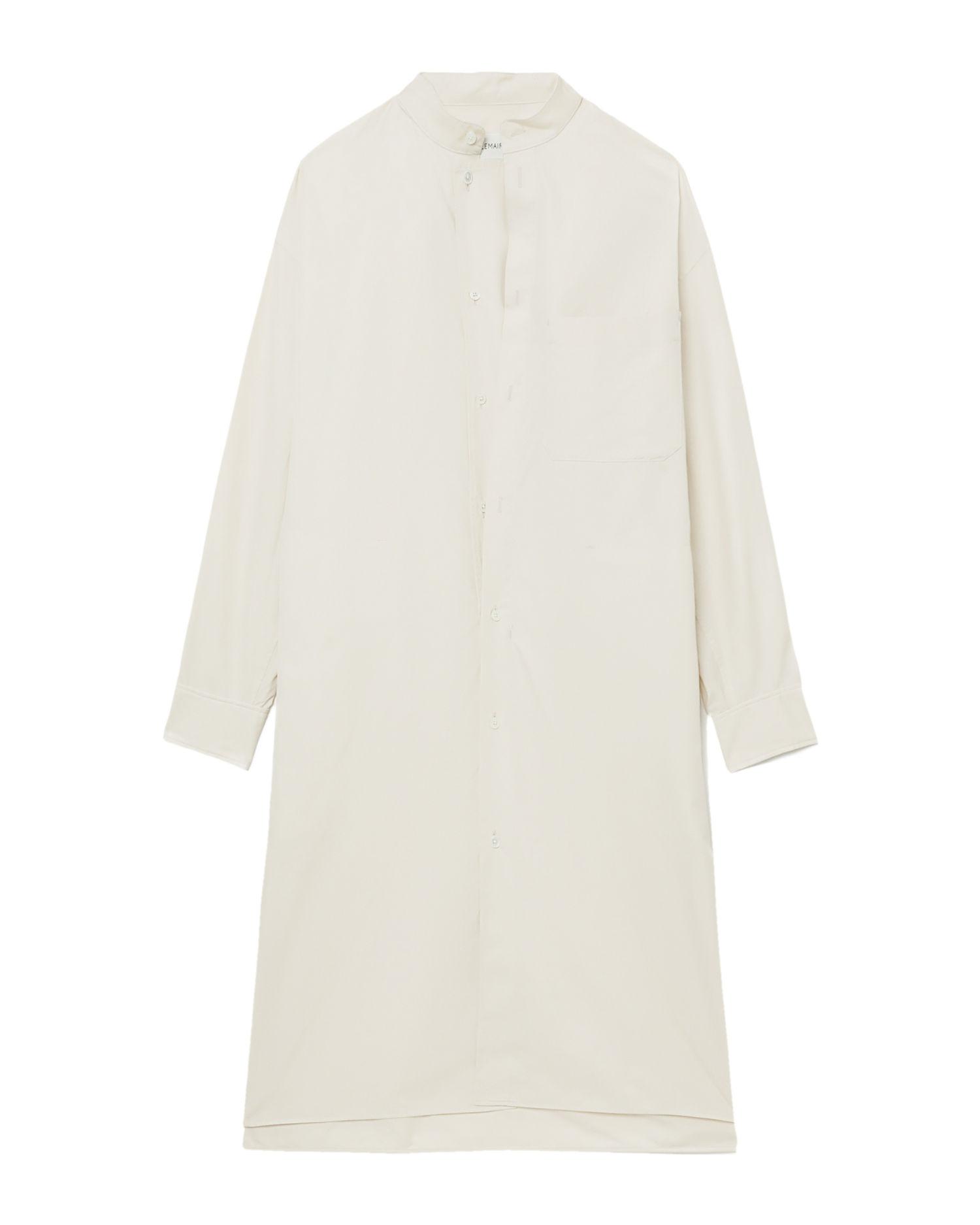 Officer collar shirt dress by LEMAIRE