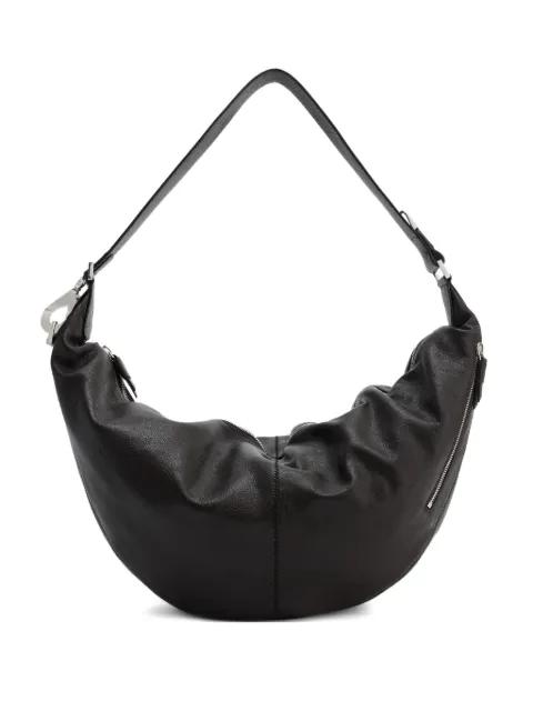 Quiver curved zip shoulder bag by LEMAIRE