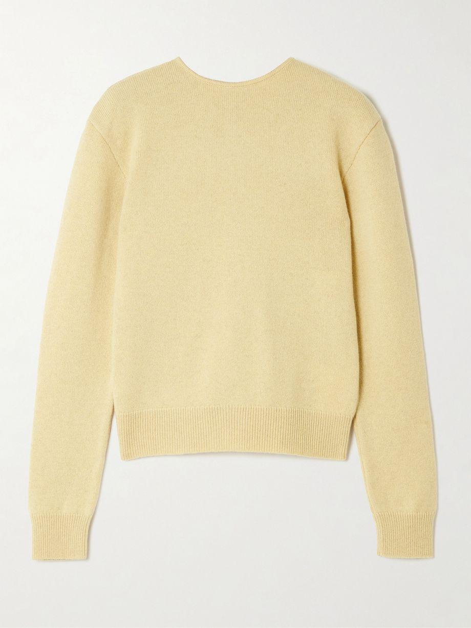 Reversible wool and cashmere-blend cardigan by LEMAIRE