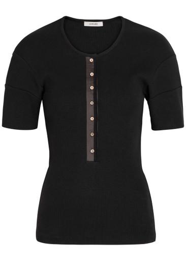 Ribbed cotton-blend top by LEMAIRE