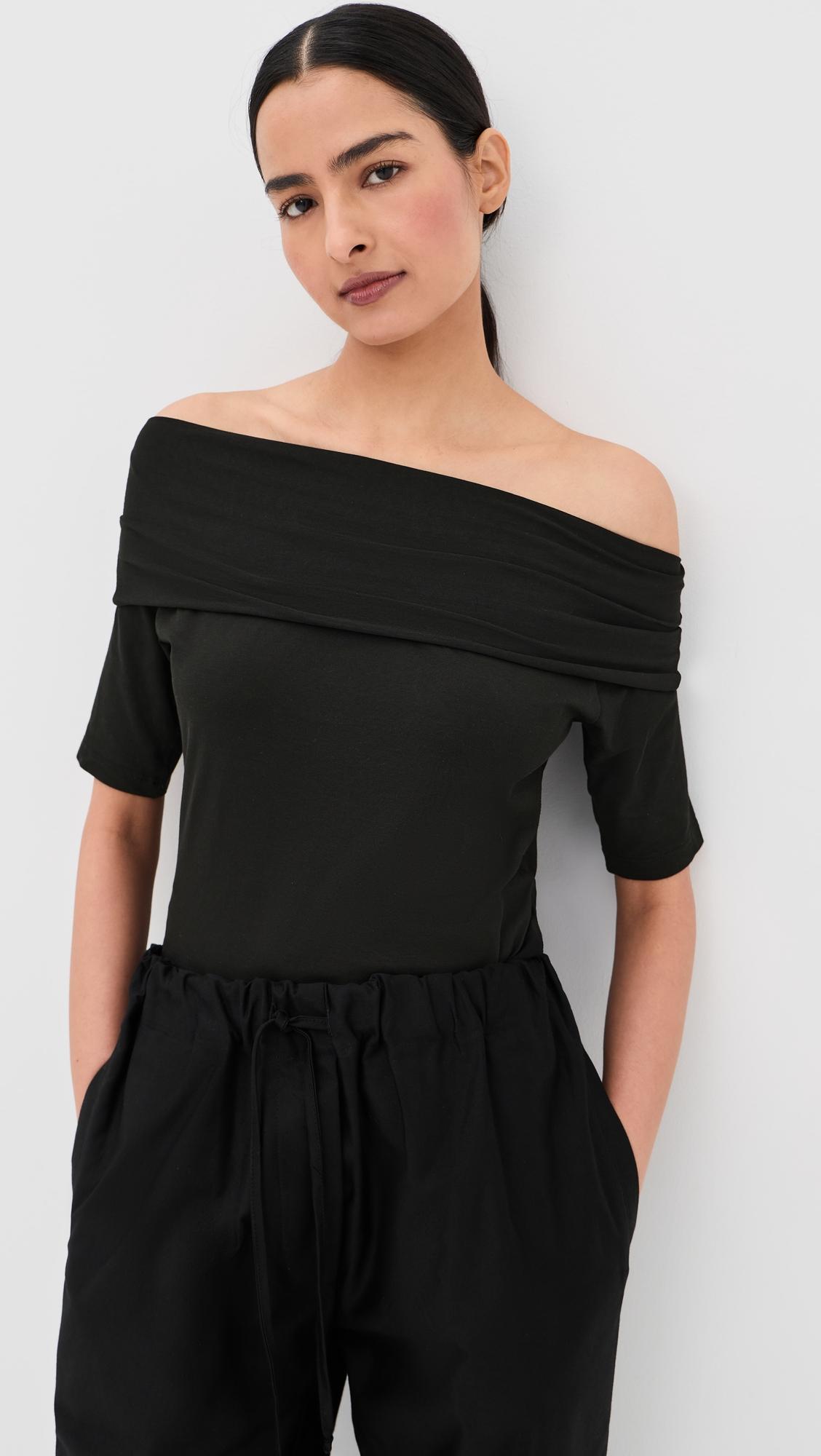 Short Sleeve Twisted Top by LEMAIRE