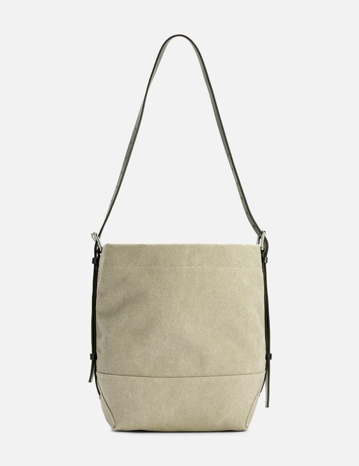 Small Belted Tote Bag In Cotton Canvas by LEMAIRE