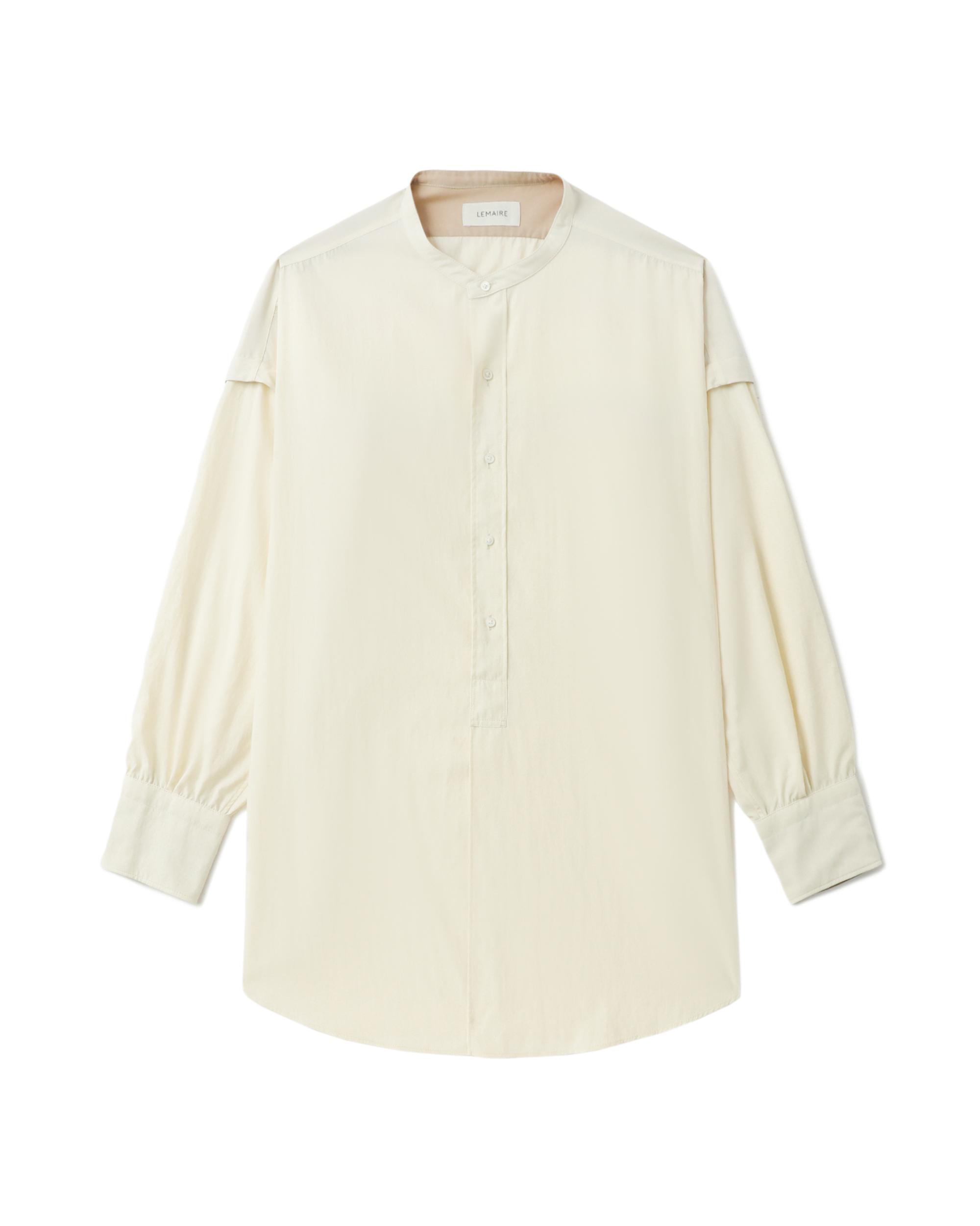 Stand collar shirt by LEMAIRE