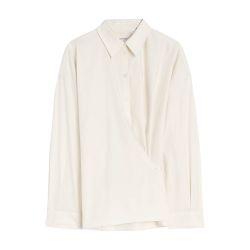 Straight collar twisted shirt by LEMAIRE