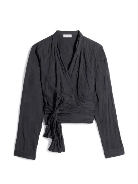 V-neck long-sleeve top by LEMAIRE