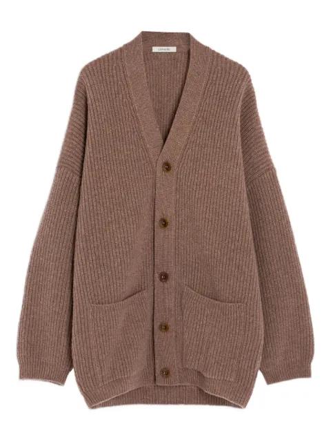 V-neck wool cardigan by LEMAIRE
