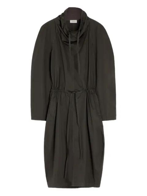 Vareuse raglan-sleeve drawstring midi dress by LEMAIRE