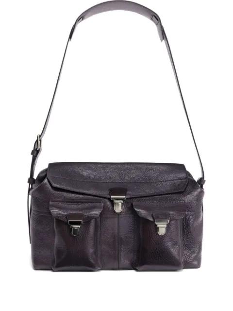 Week-End Gear leather shoulder bag by LEMAIRE